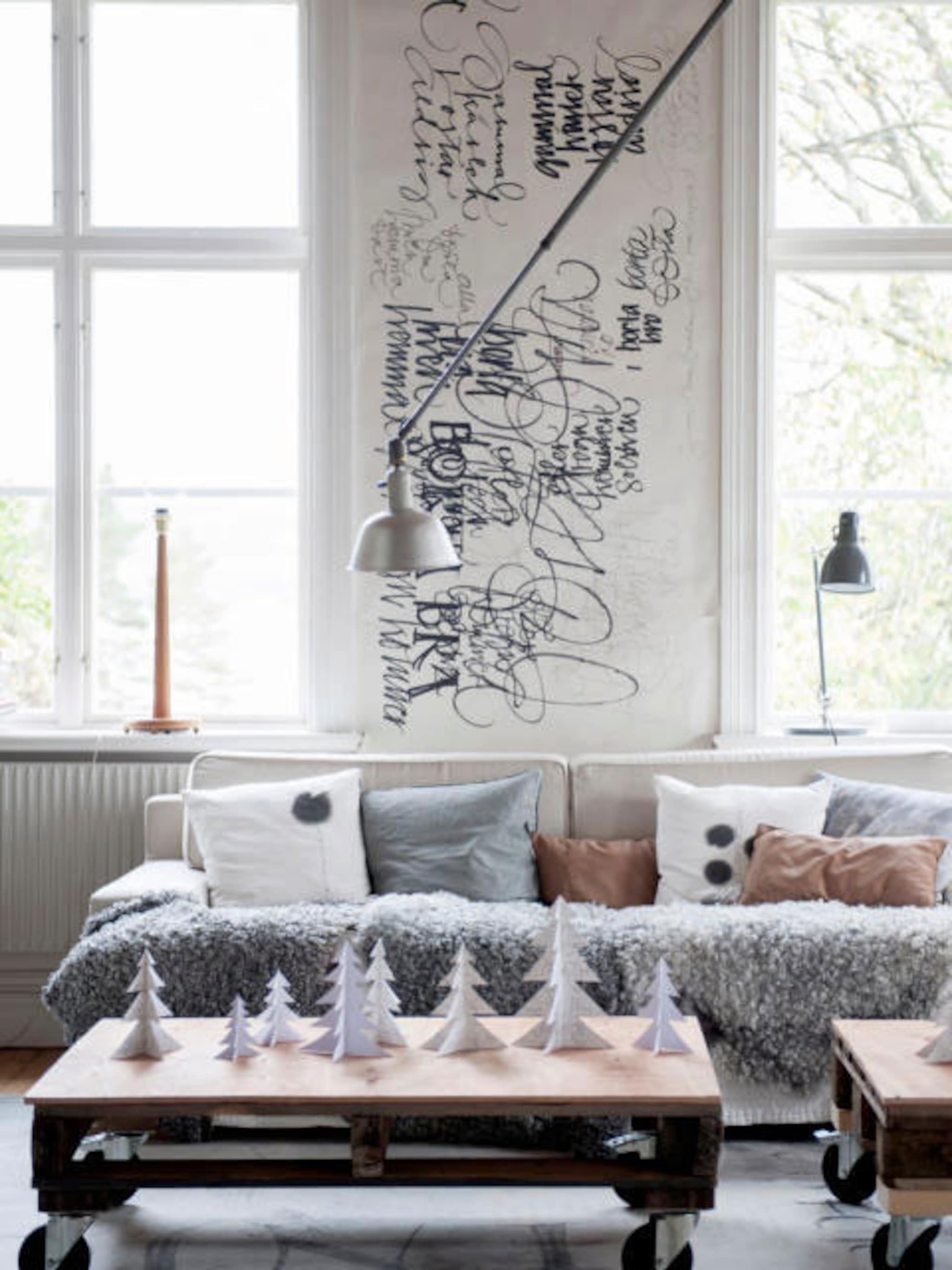 typografisch behang zelf maken