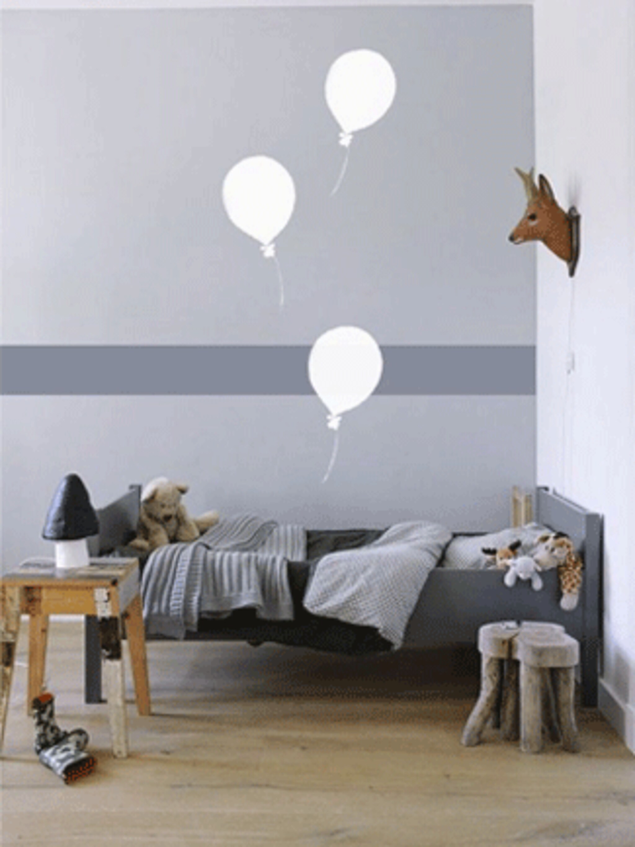 grijze kinderkamer