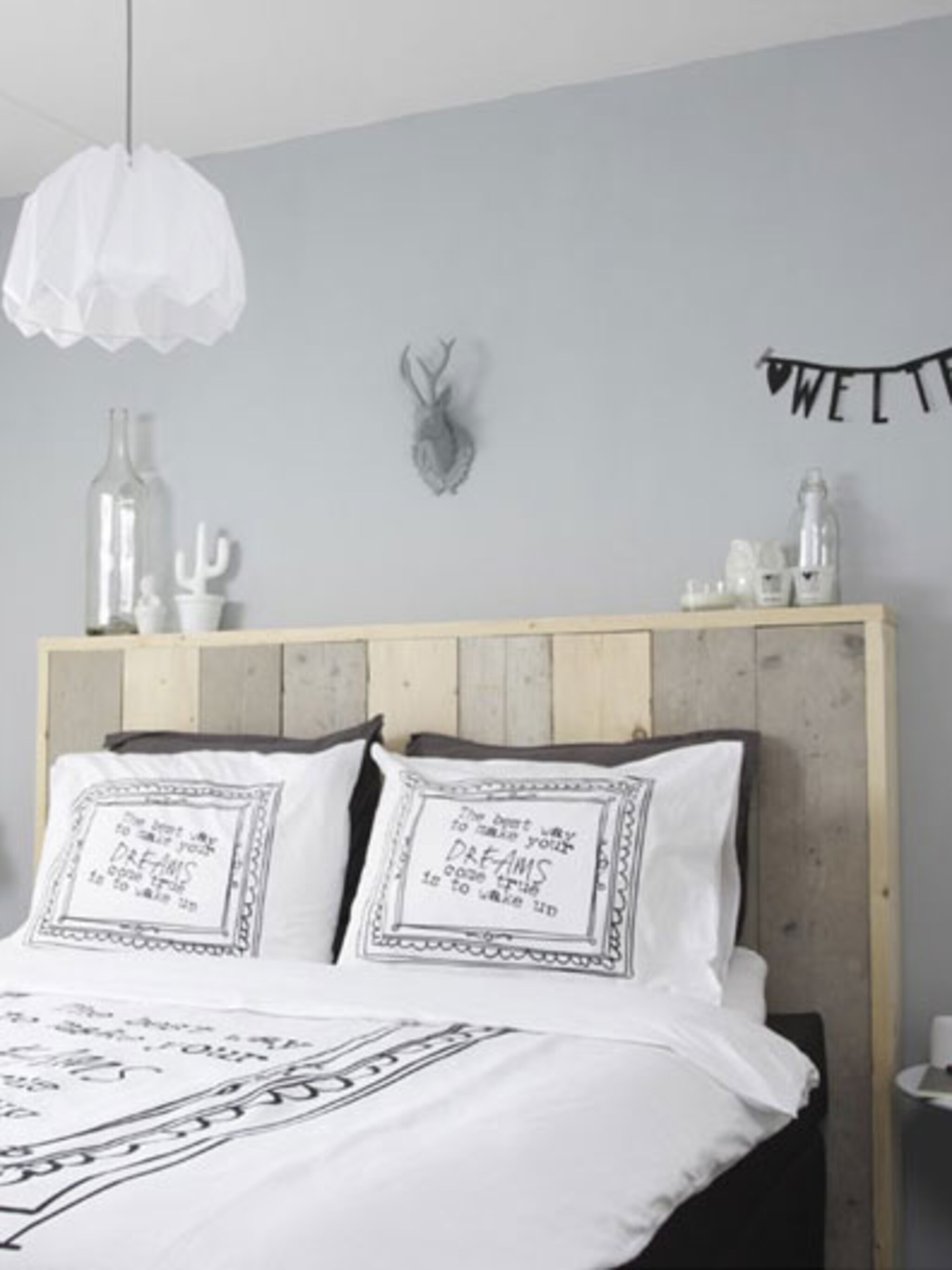bedhoofd van steigerhout
