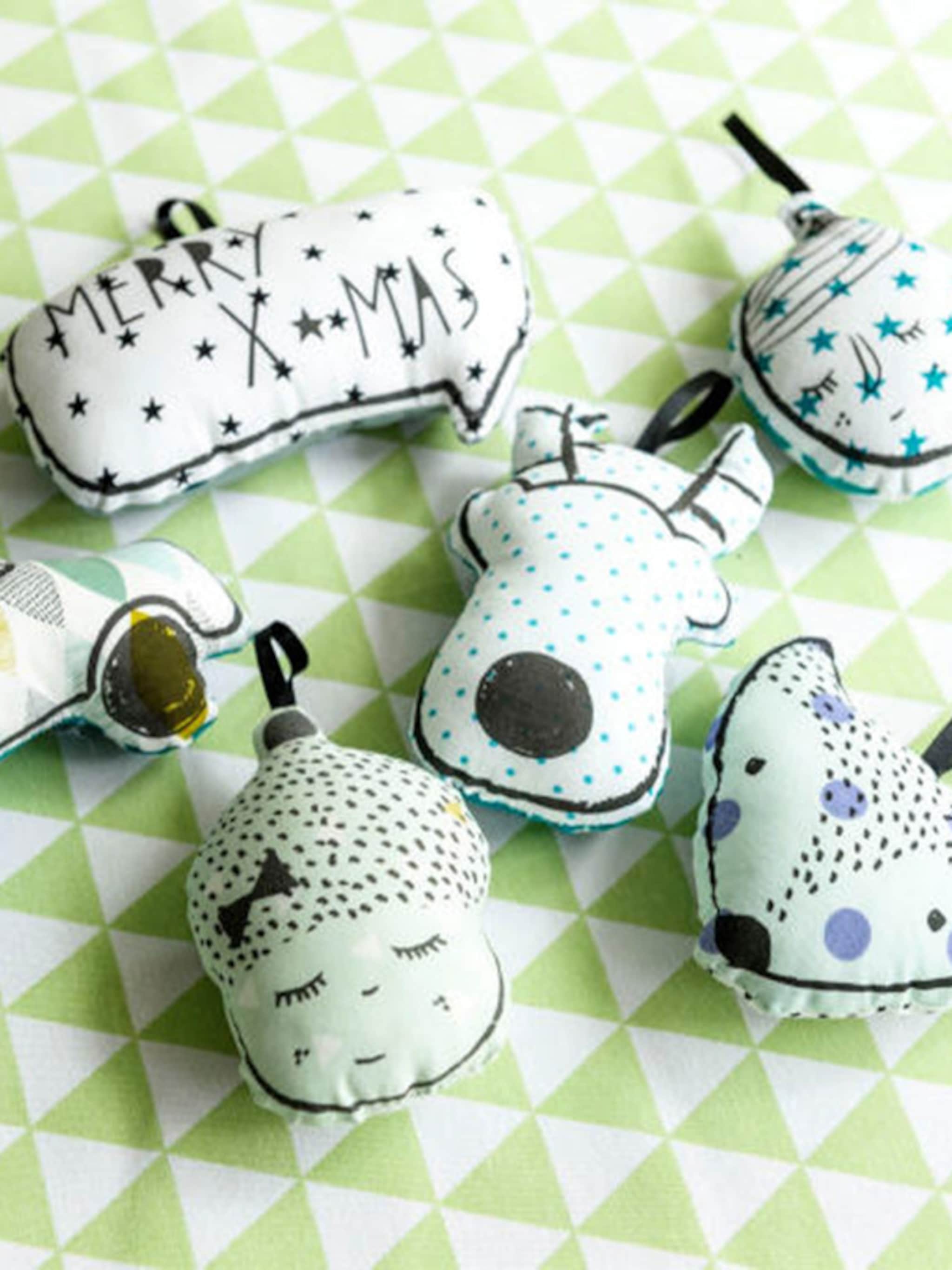 stoffen kersthangers