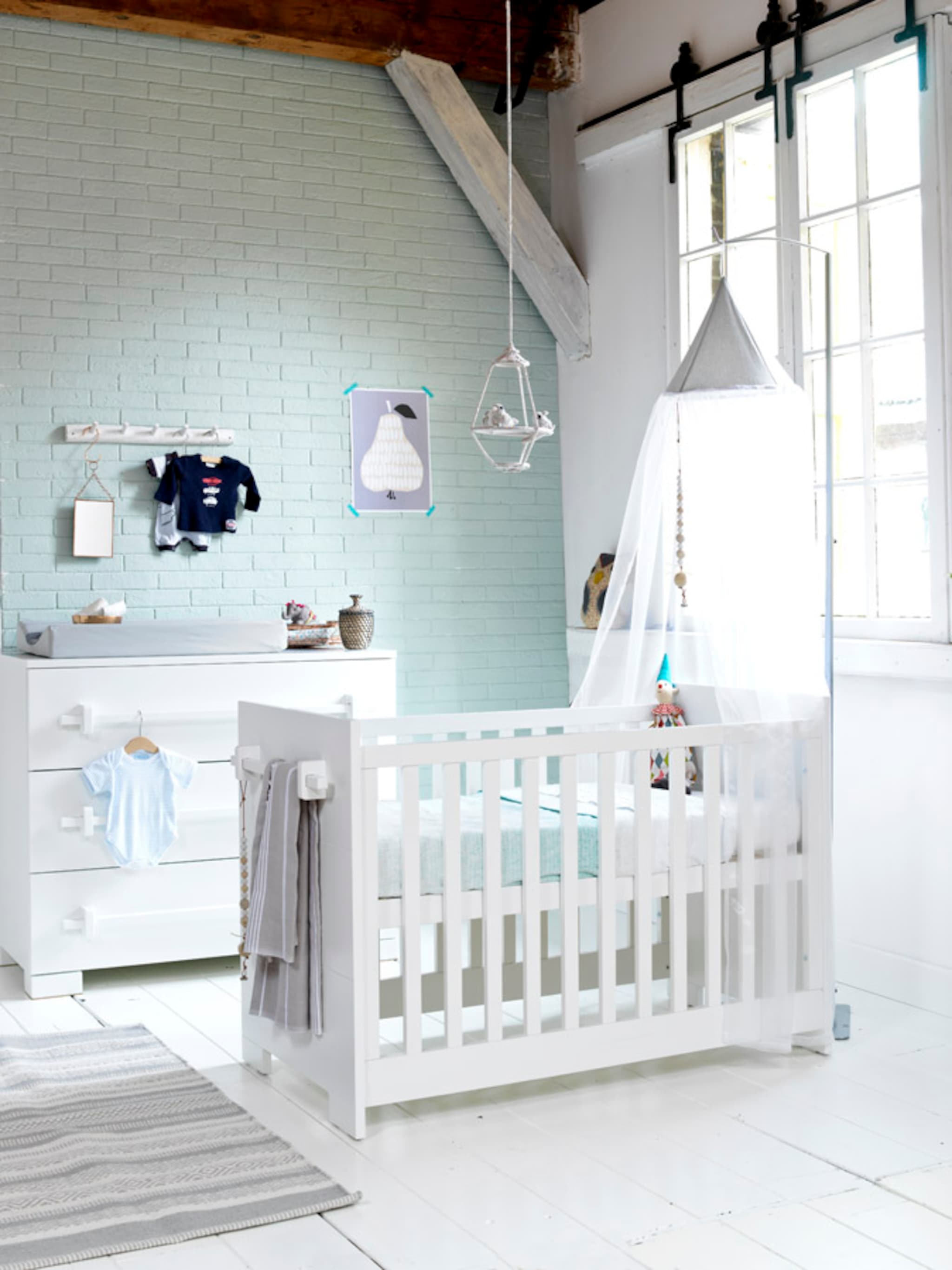 babykamer wit