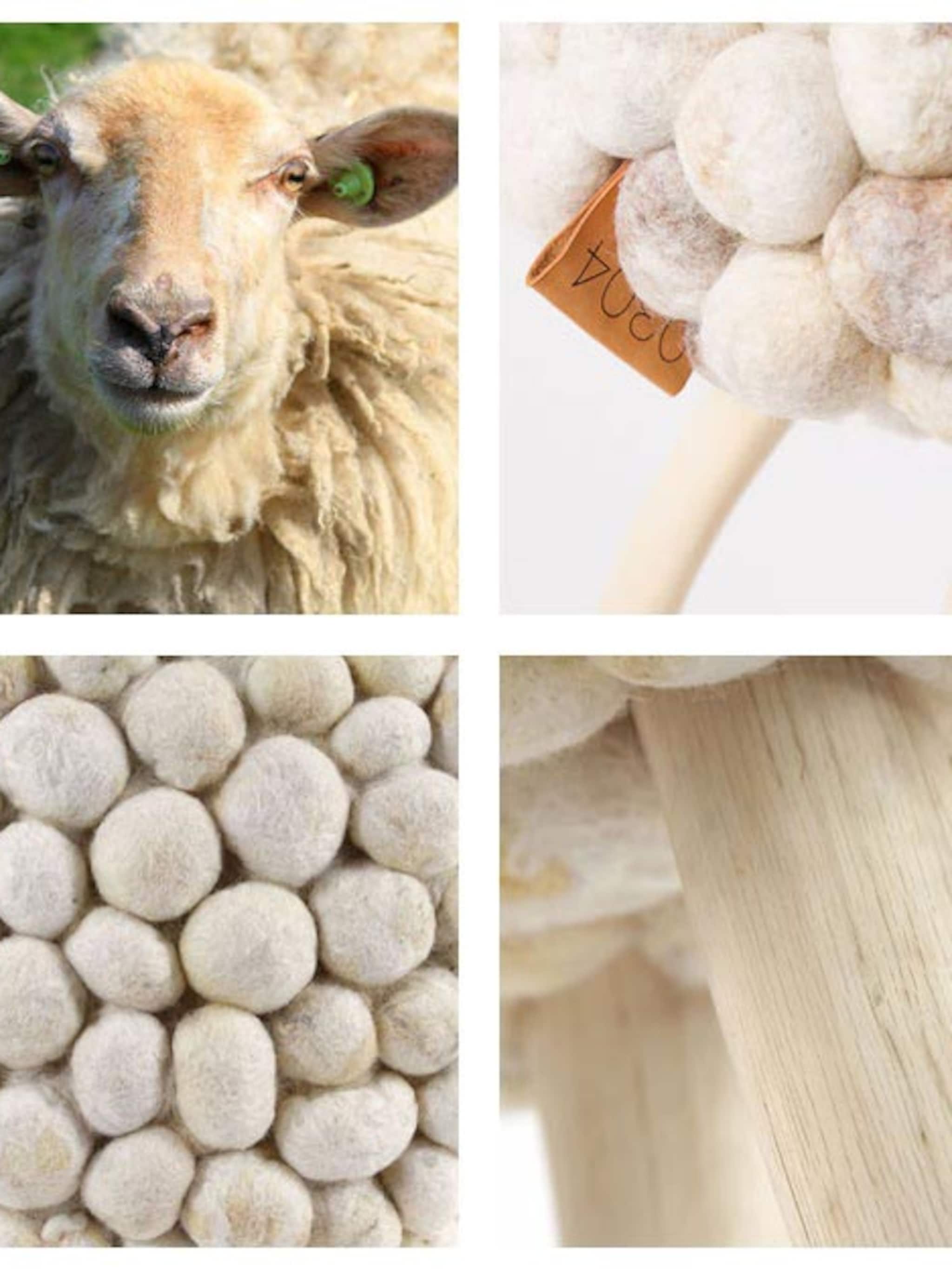 krukje met wol van hollandse schapen
