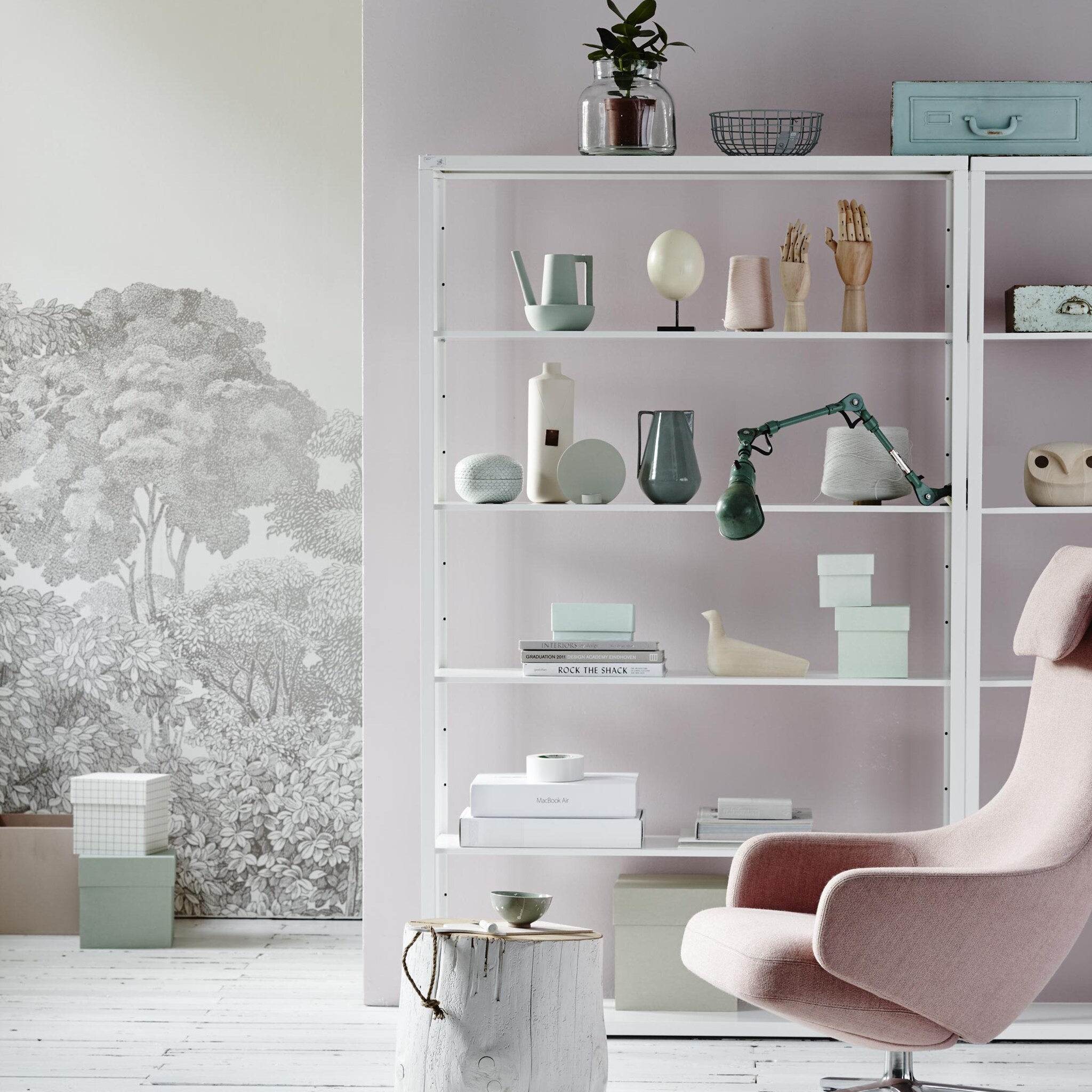 design budget in pastelkleuren