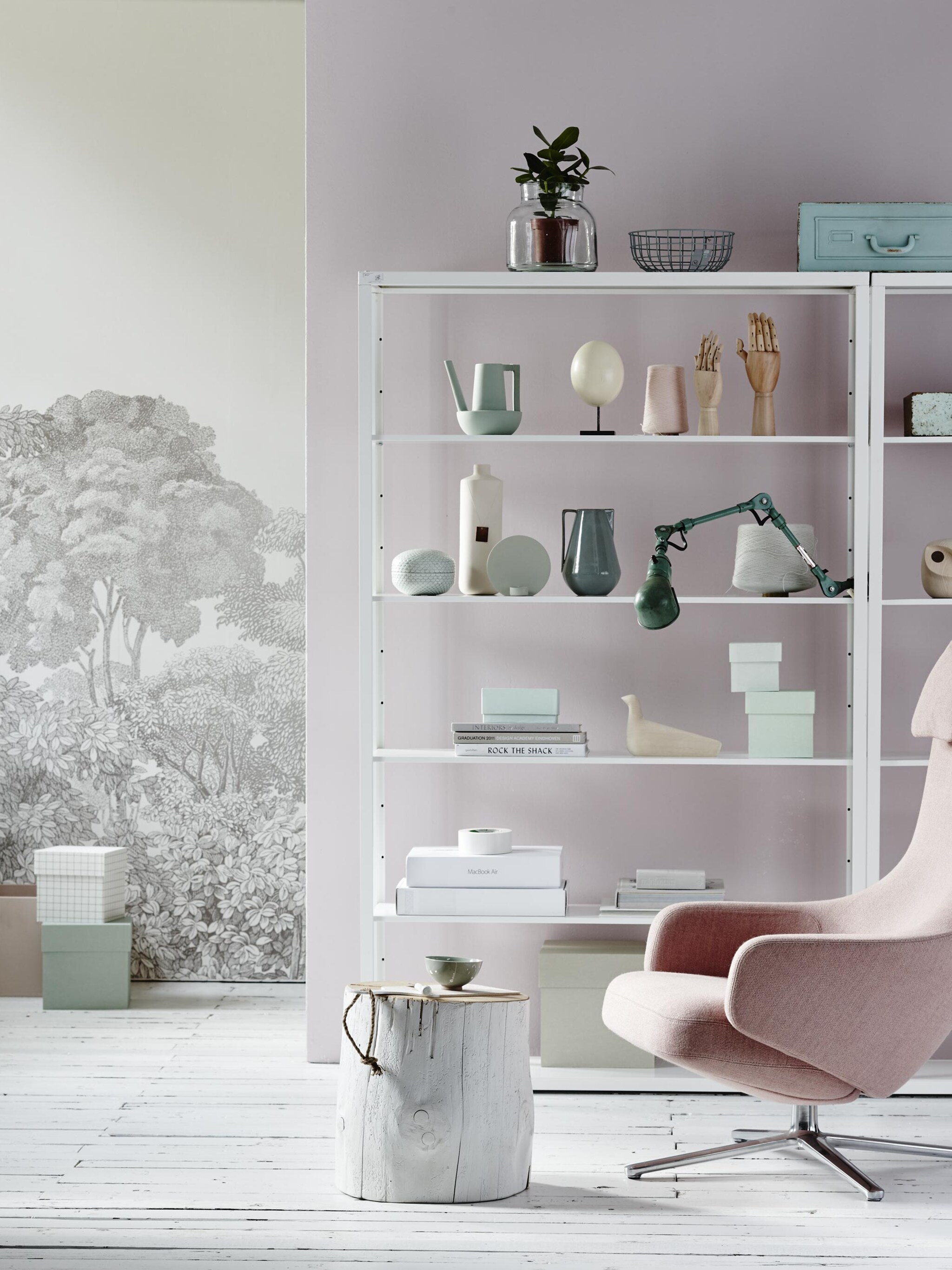 design budget in pastelkleuren