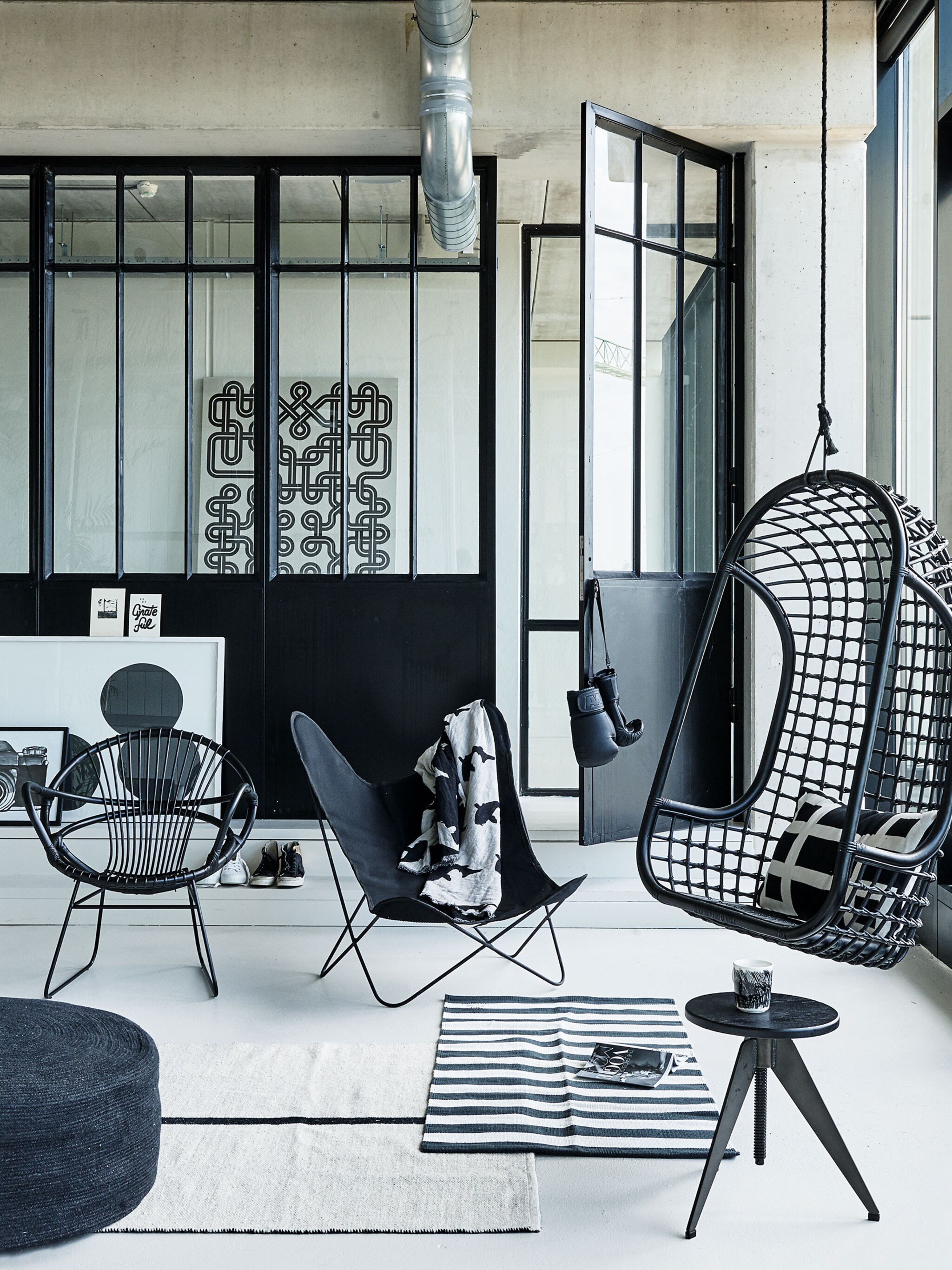 zwart wit stylen in je interieur
