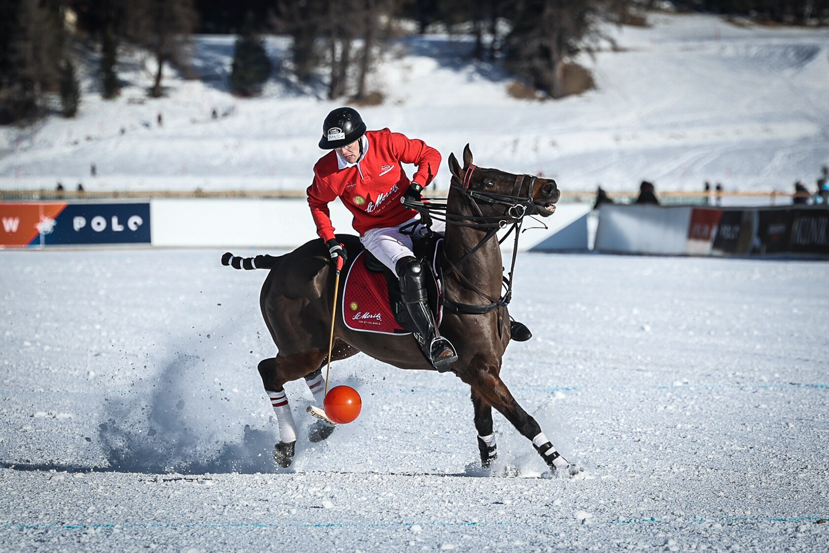 28-01-2023, St. Moritz, CH. Snow Polo World Cup 2023.  Fotograaf: BrunoPress/David Heukers Brunopress
