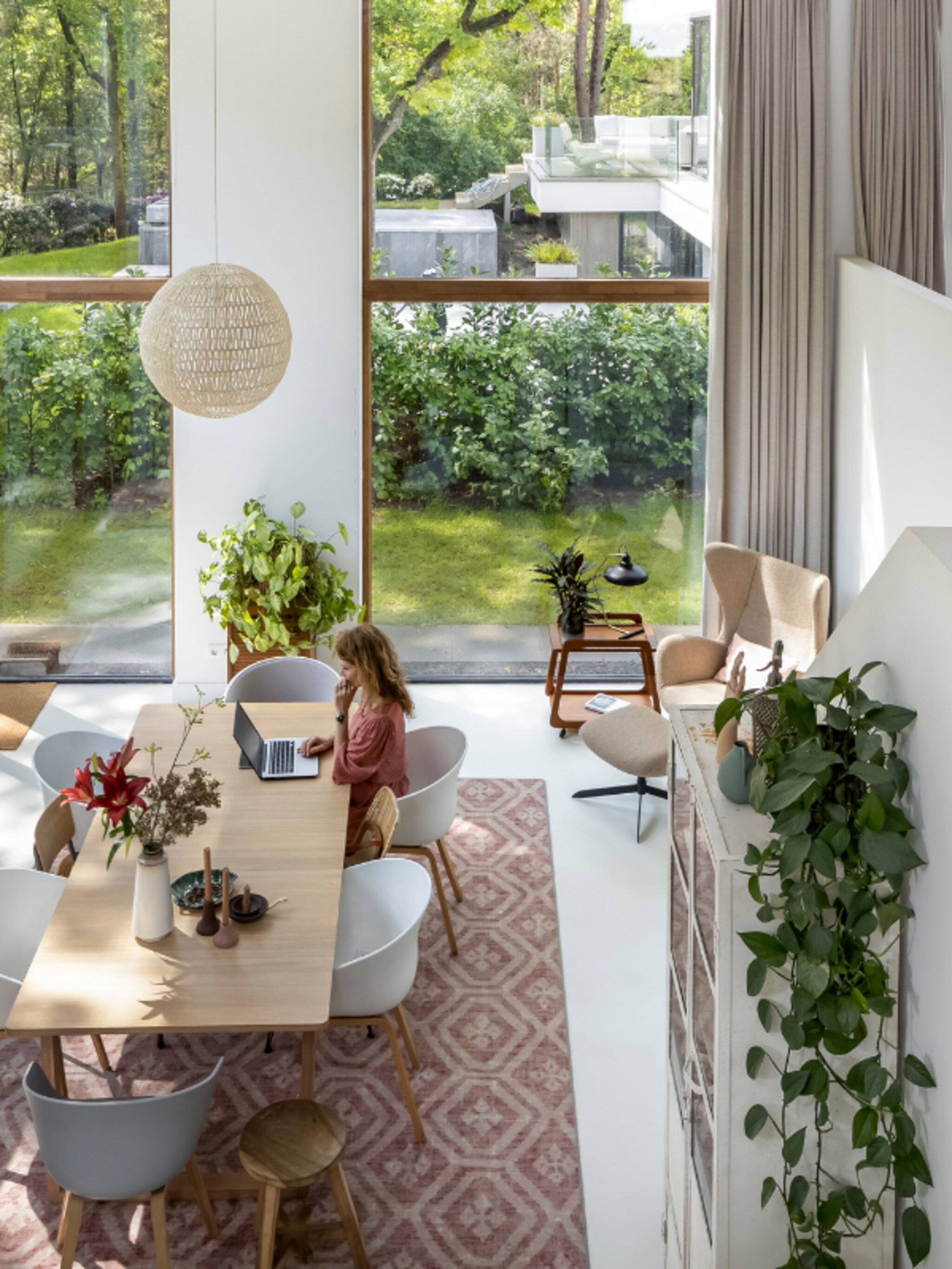 binnenkijken in een duurzaam gebouwde villa met houtskelet in bilthoven
