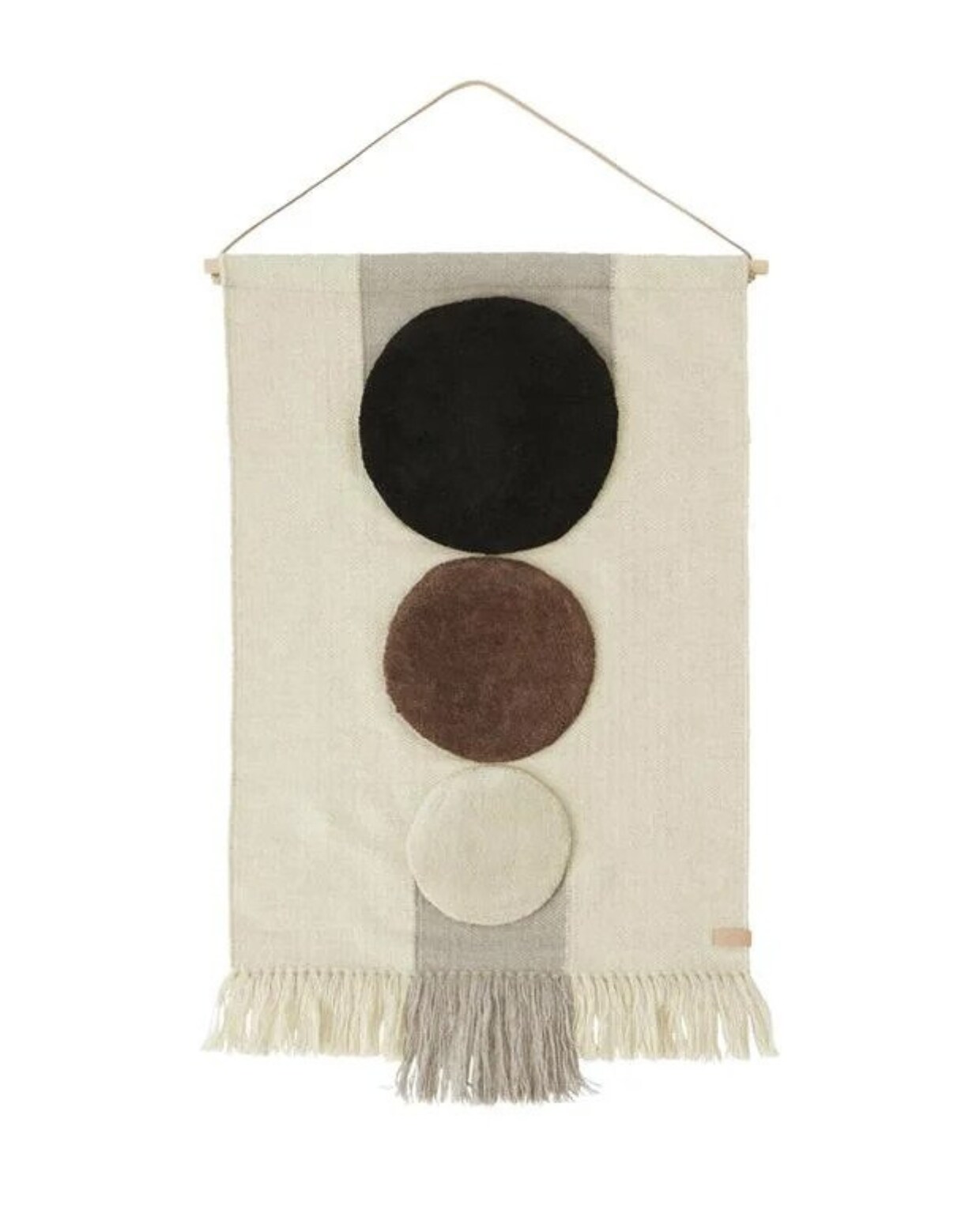 oyoy maru wandkleed - bruin/off white vtwonen by Fonq