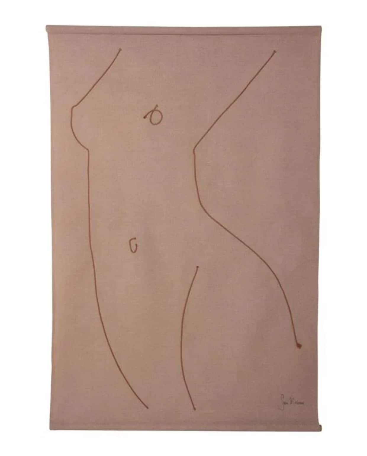 hkliving woman silhouette wandkleed - 147 x 97 cm vtwonen by Fonq
