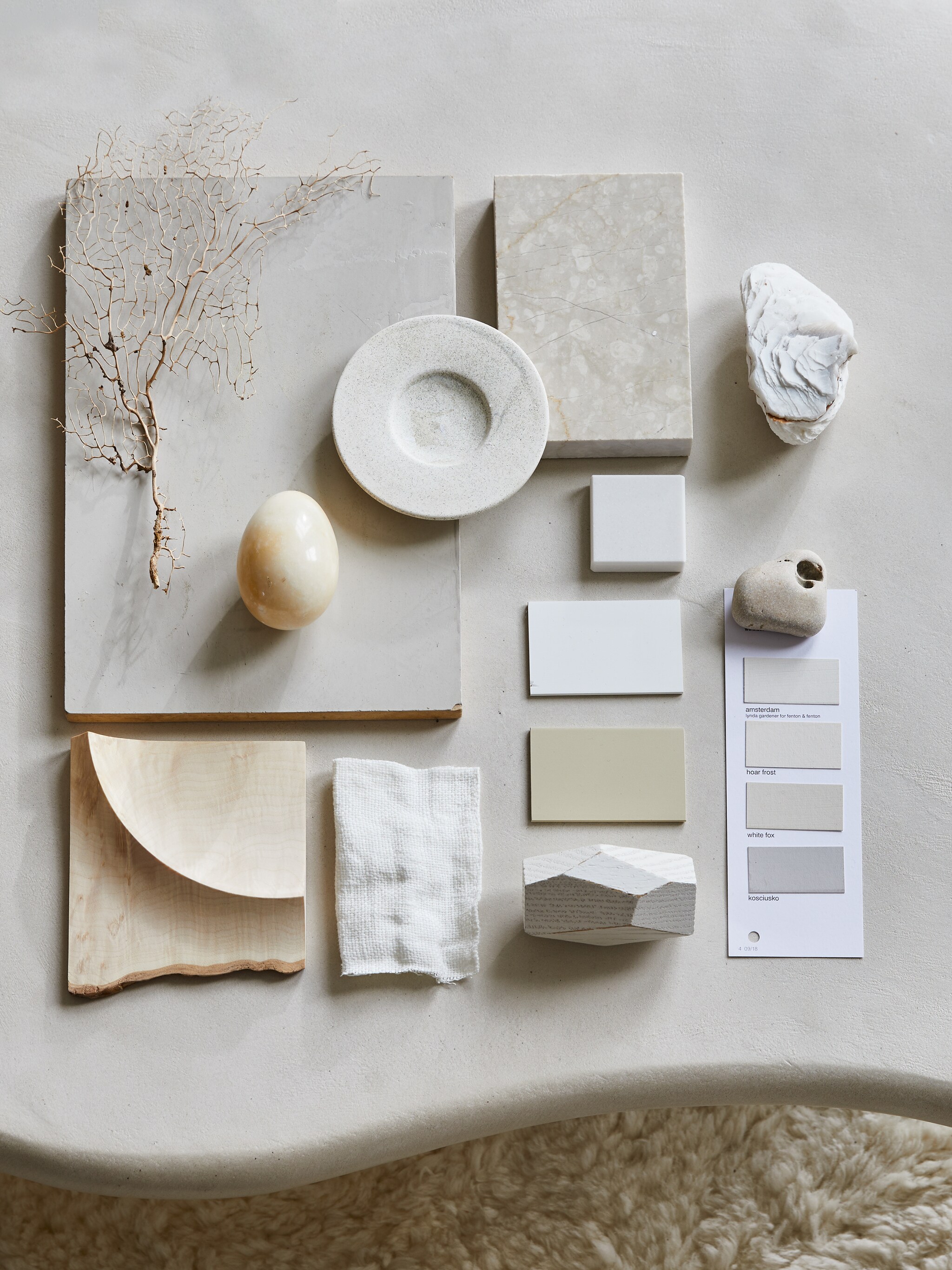 moodboard scandinavisch blond met vintage items