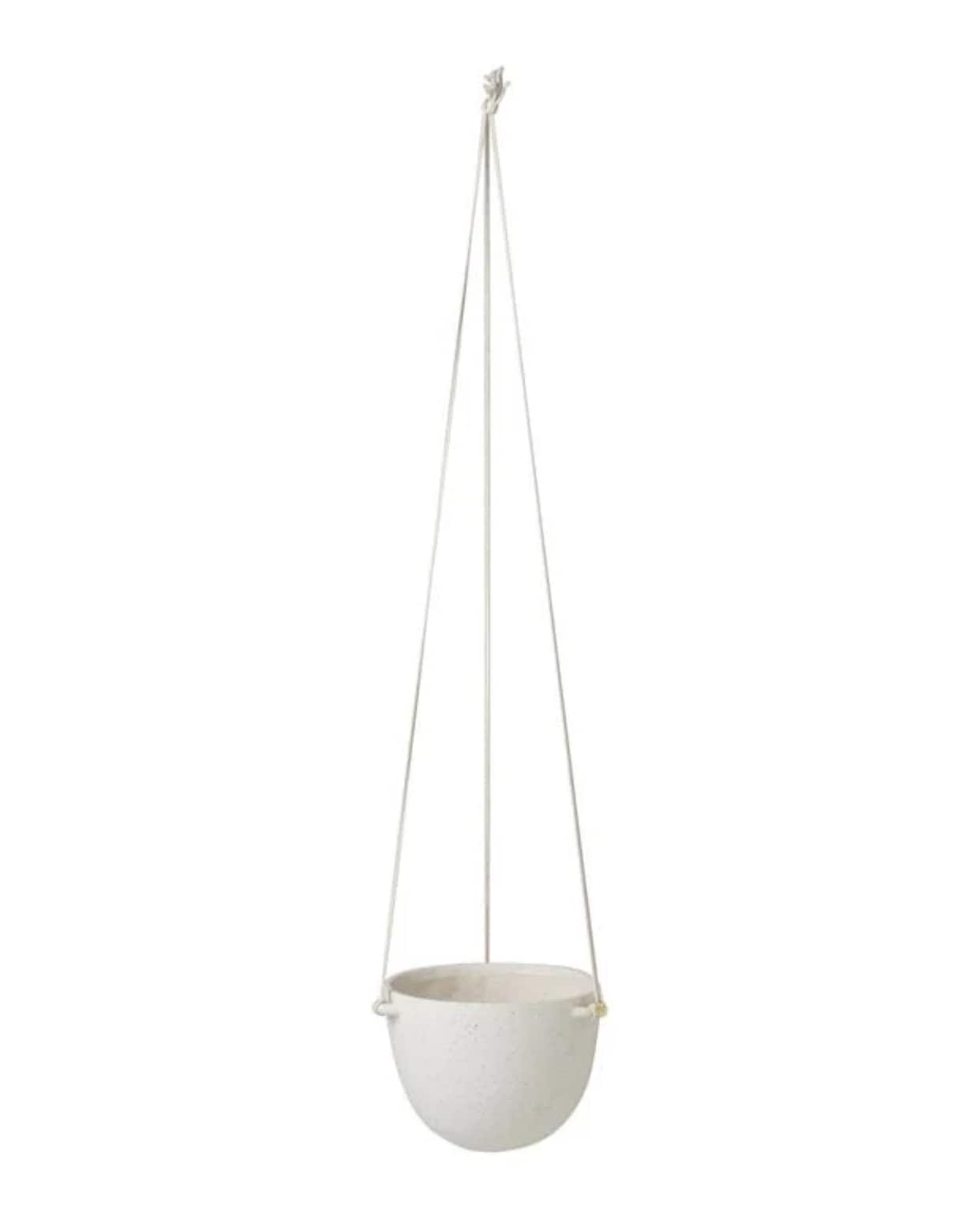 Ferm living speckle bloempot off-white. vtwonen by Fonq