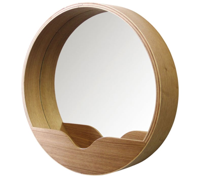 zuiver round wall houtfineer wandspiegel ø 60 cm x d 8 cm, €179,- (vtwonen.nl/shop) Fonq | zuiver