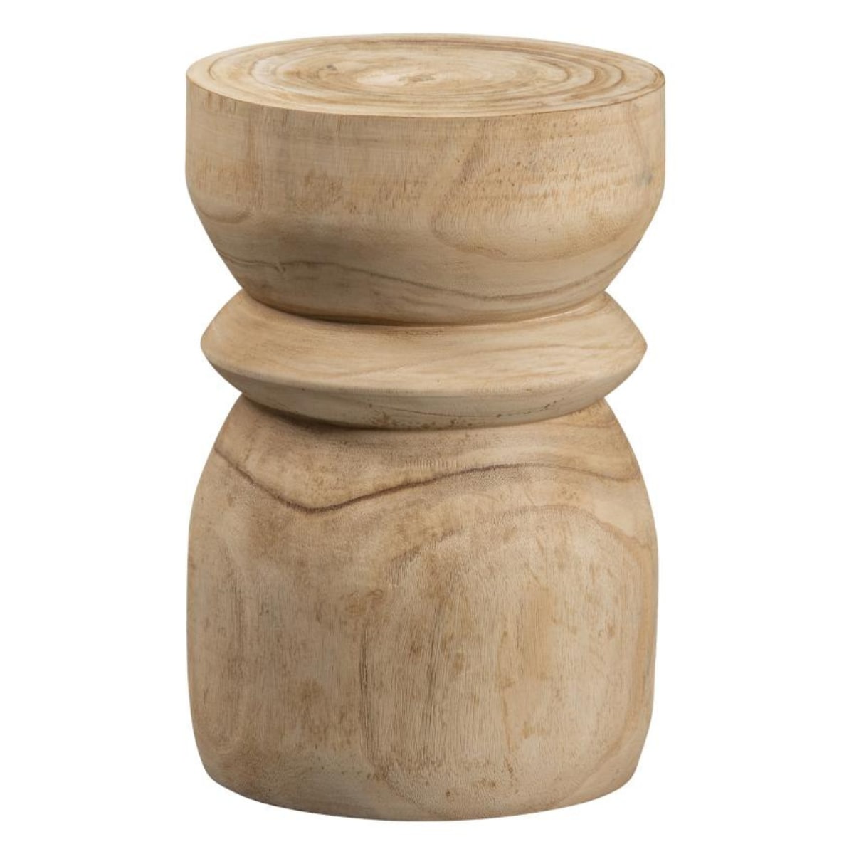 woood bikkel bruine kruk - naturel,  h 40 x ø 28 cm, € 99,95 (vtwonen.nl/shop) Fonq | woood