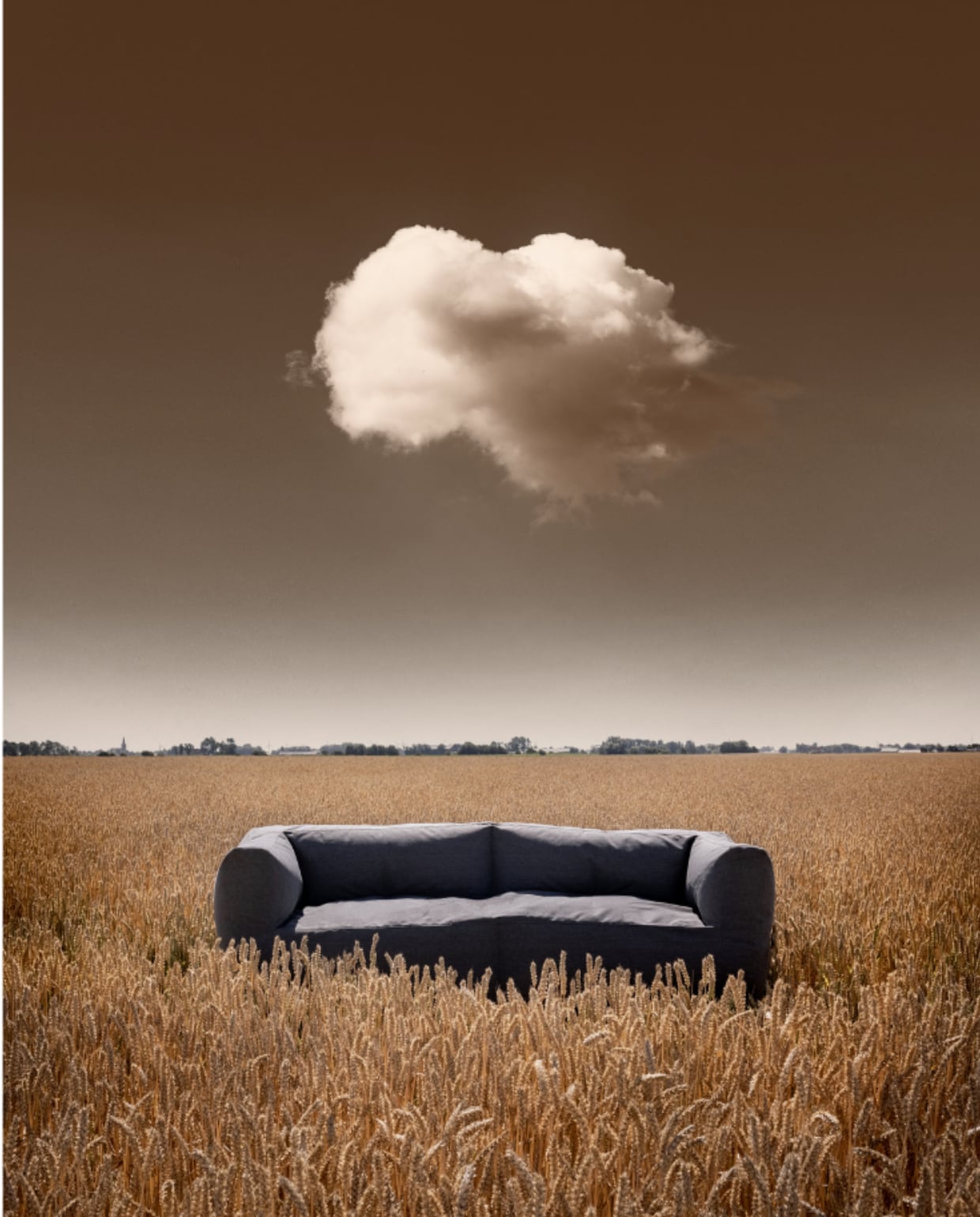 BRYCK Couch 3-zits ecollection, 223 x 80 x 75 Bryck.nl/home