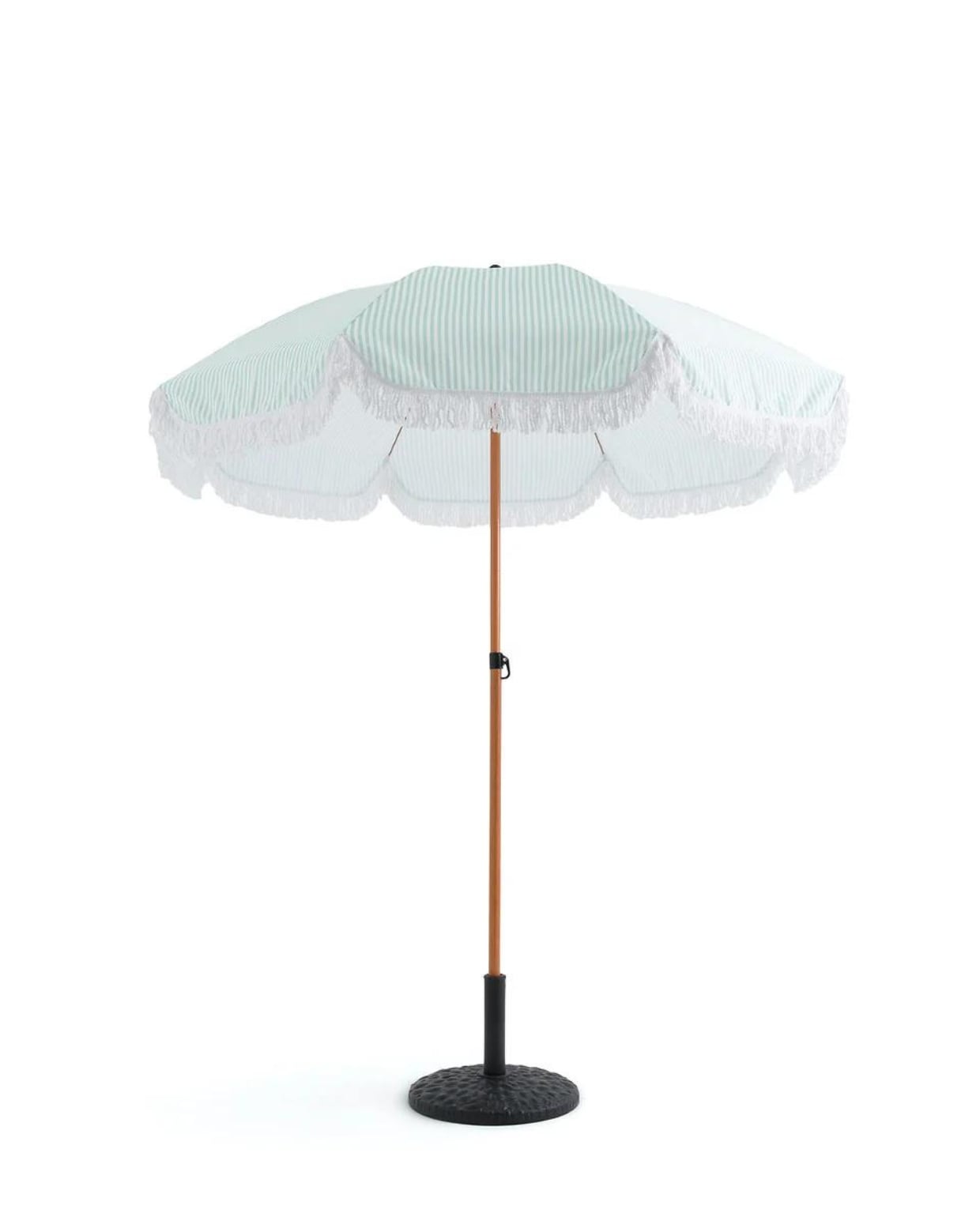 Gestreepte parasol met franjes, Britiz, Ø200x229 cm (dxh) €149,- (laredoute.nl) Laredoute.nl