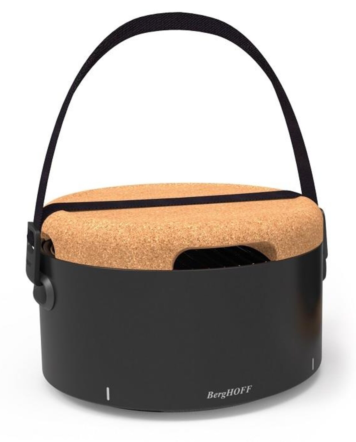 Zwarte tafelbarbecue leo van Berghoff, 35x22cm (Øxh). vtwonen by Fonq