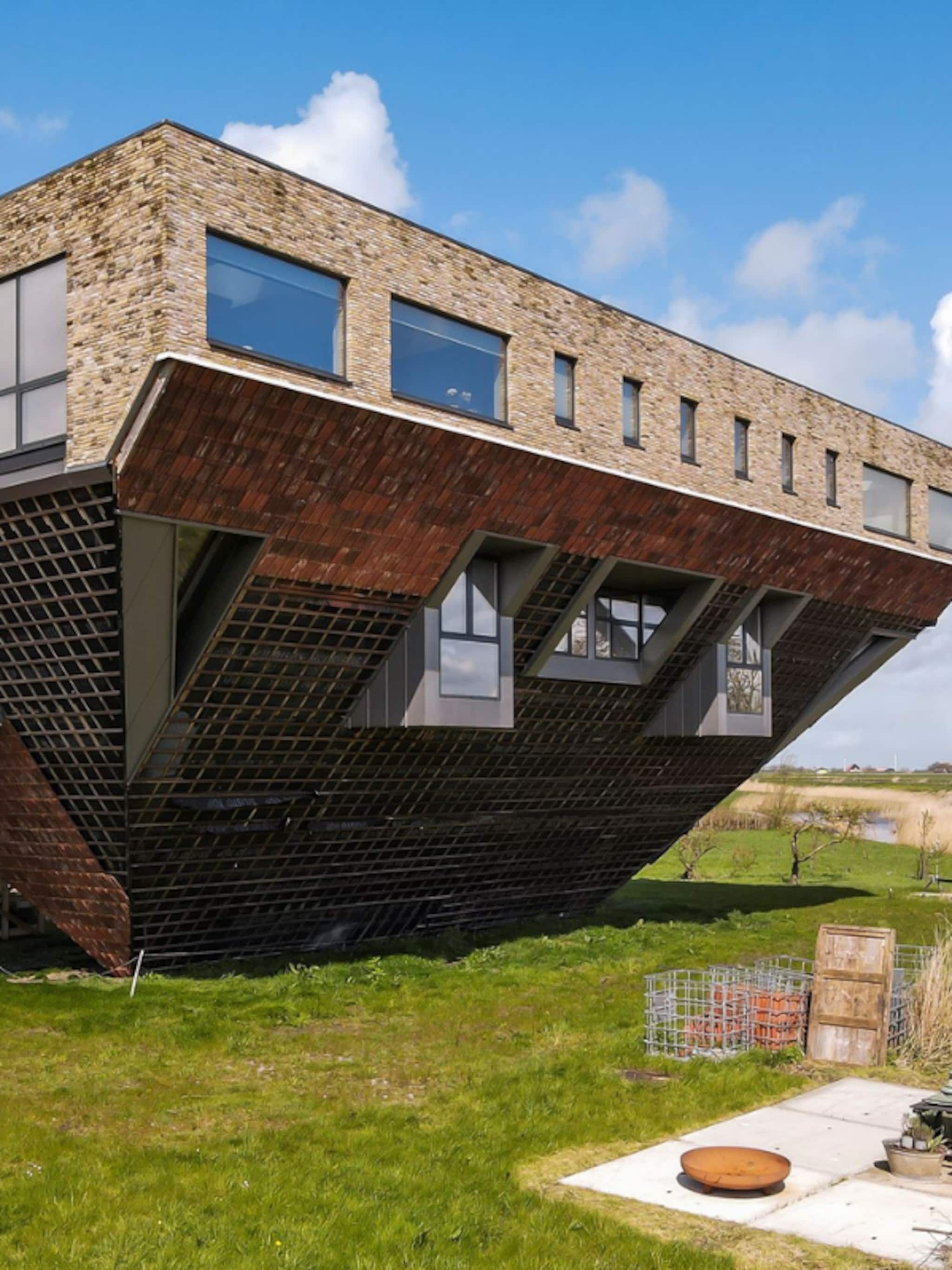 gespot ondersteboven van dit friese boerderij appartement