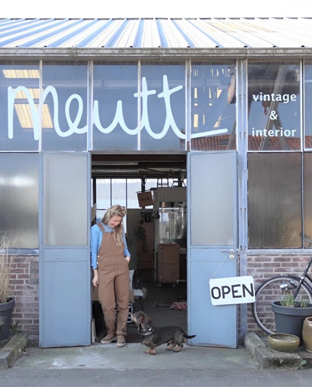 Loods voor vintage en interieur items Beeld: meutt.nl