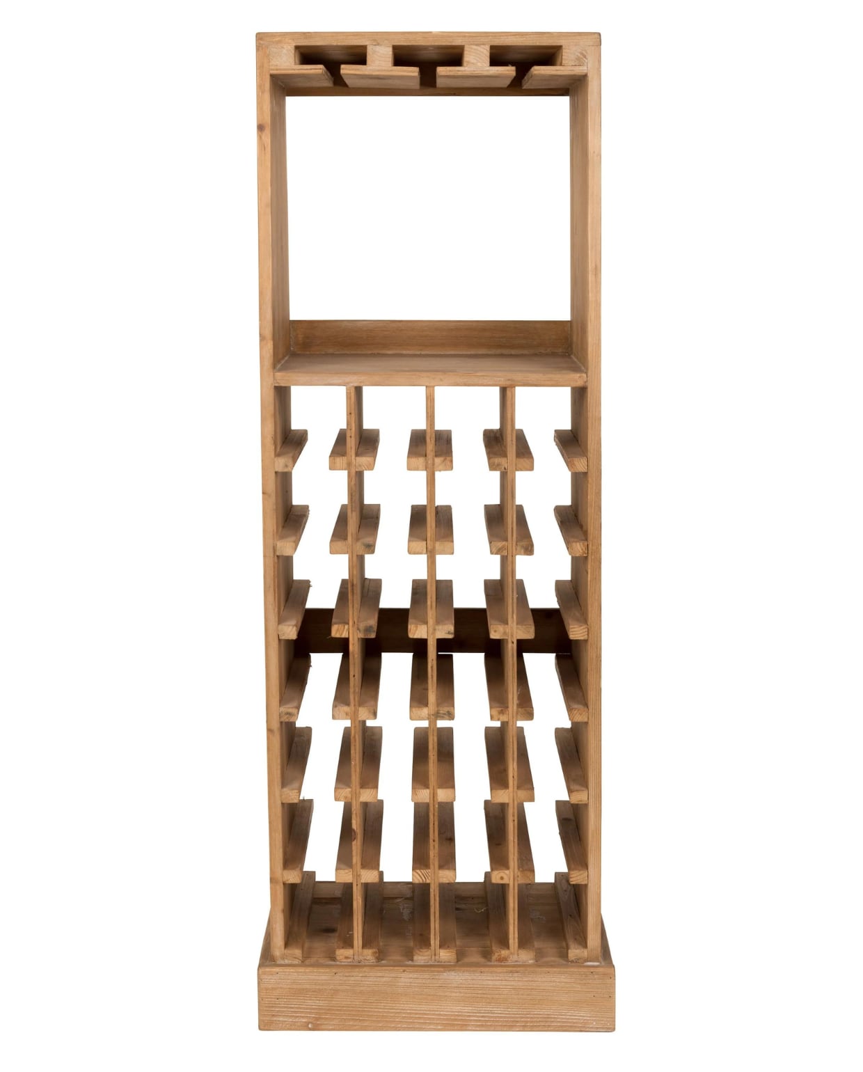 Houten wijnkast Claude van dutchbone, 43,5x31,5x118,5 cm (bxdxh) (vtwonen.nl/shop) dutchbone | vtwonen.nl/shop