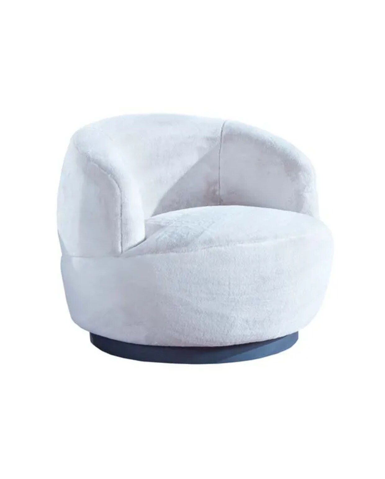 Woolly fluffy draaifauteuil, 84x71x88 cm (bxhxd) BePureHome. Eijerkamp