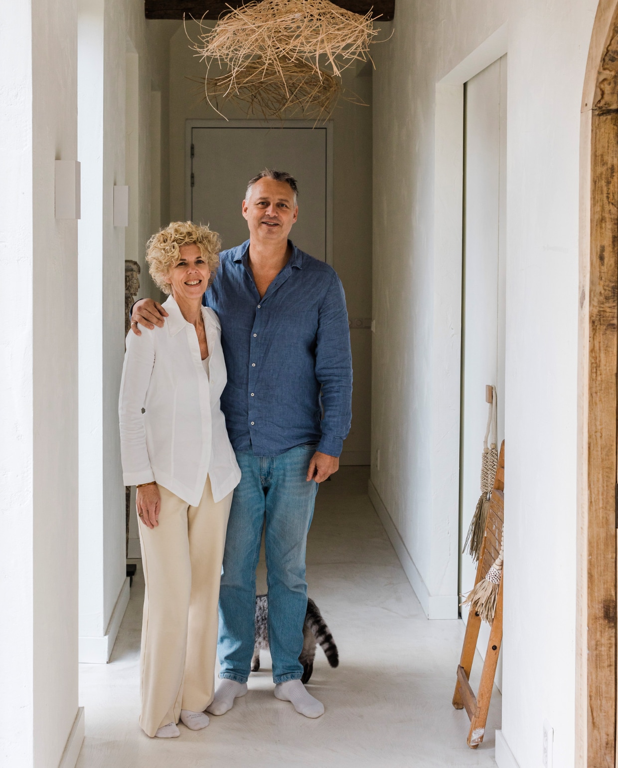 Angela en Arthur in hun vrijstaand nieuwbouwhuis in Etten-Leur. vtwonen 08-2023 | fotografie Corine Hoge Bavel-Jansen