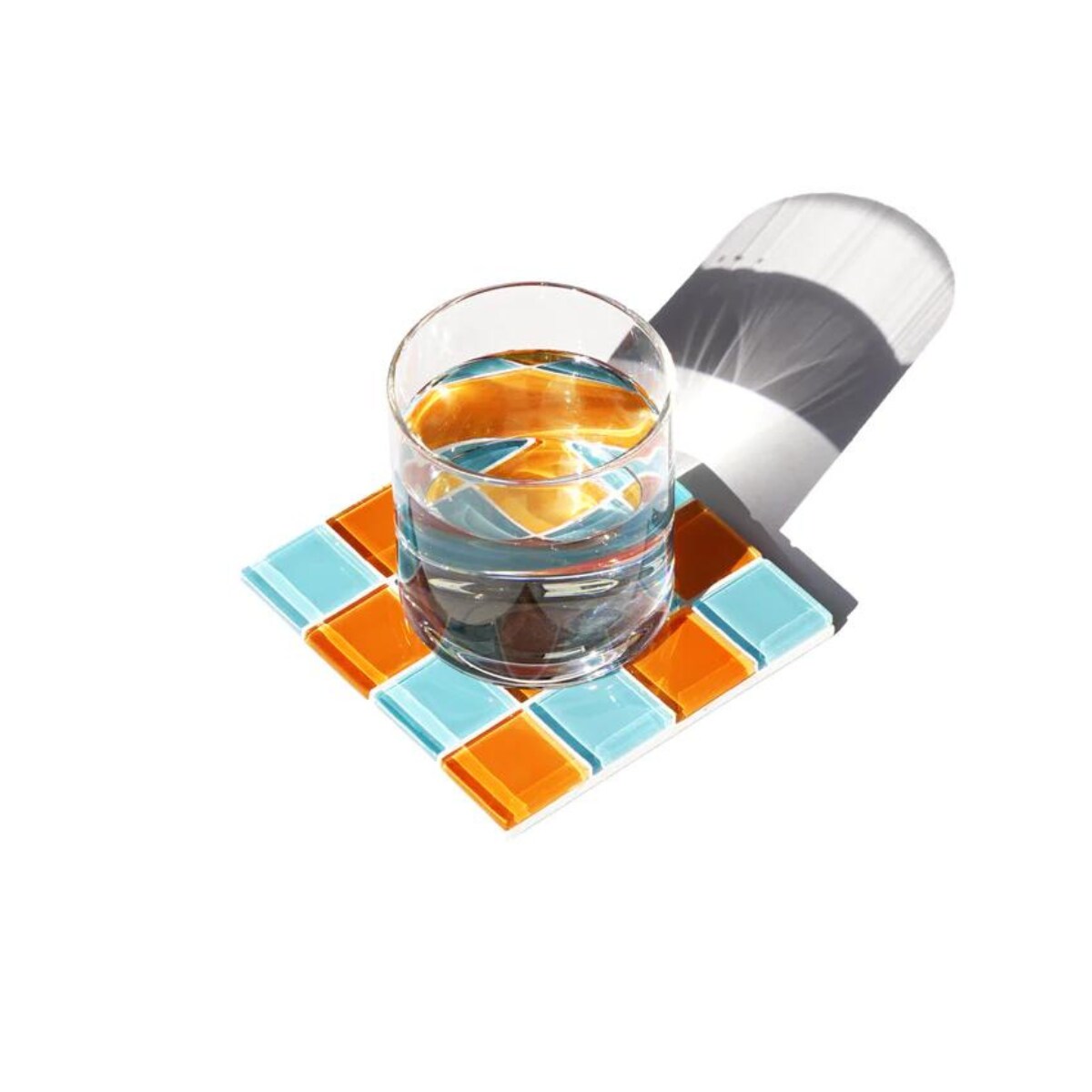 Coaster - Light blue x orange Studio Matrix Studio Matrix