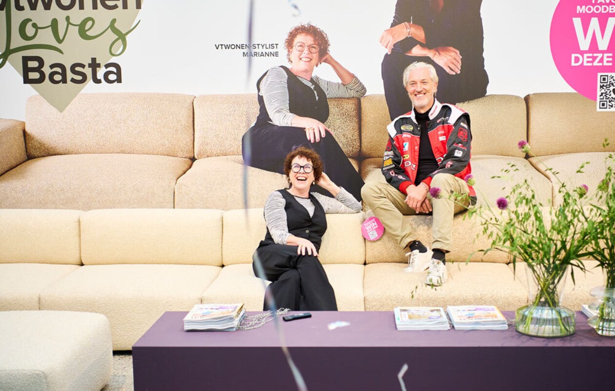 Onthulling nieuwe samenwerking: vtwonen loves Basta | vt wonen&amp;design beurs 2023. vt wonen&amp;design beurs 2023 | Fotografie Sjoerd Eickmans