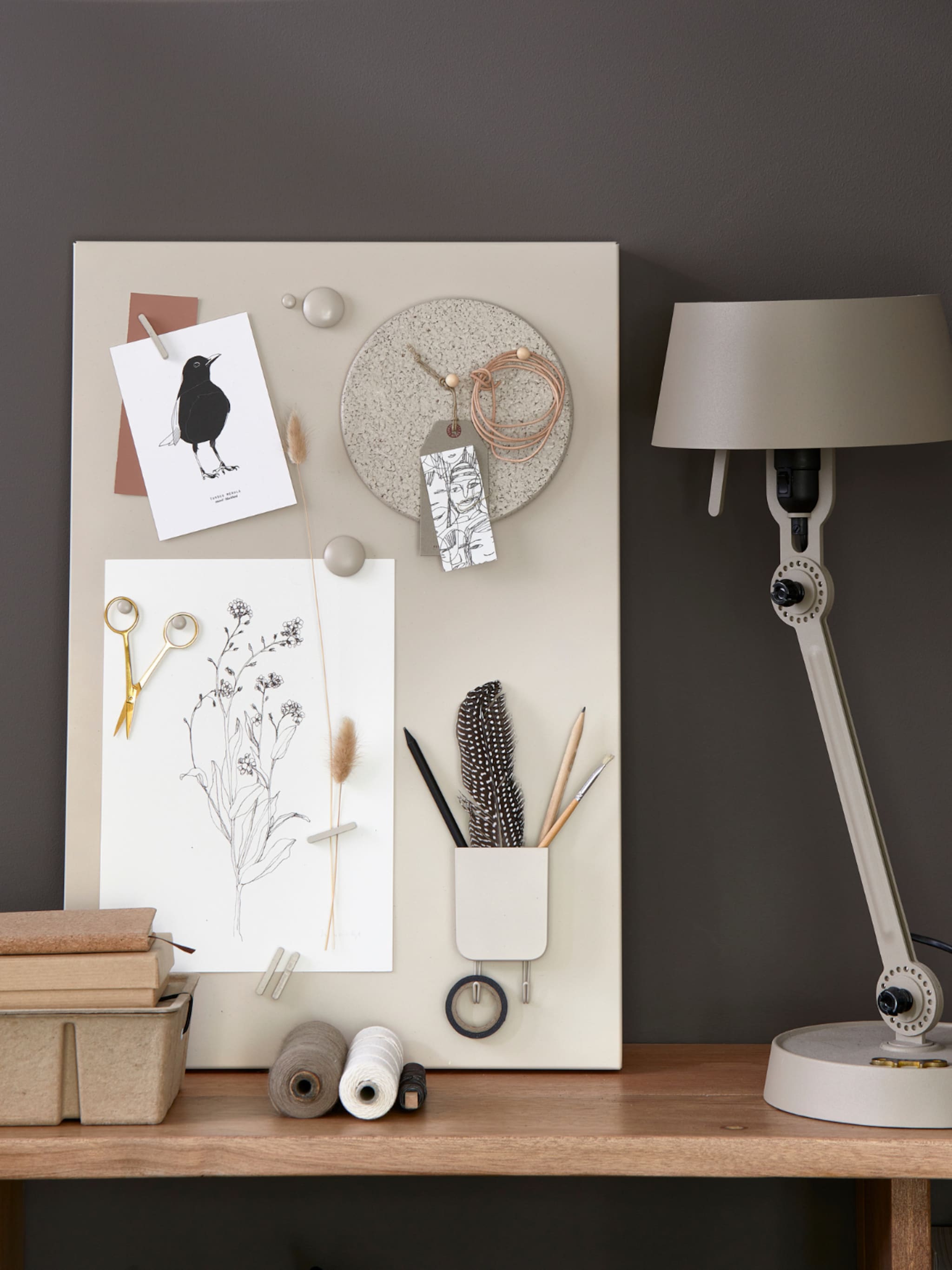 diy ton sur ton memobord