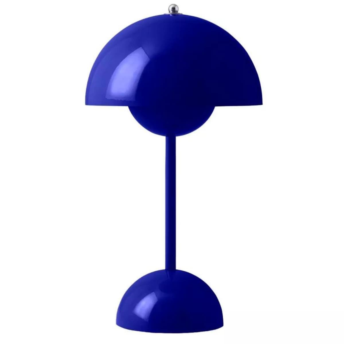 &amp;traditionFlowerPot VP9 tafellamp LED oplaadbaar cobalt blue Flinders