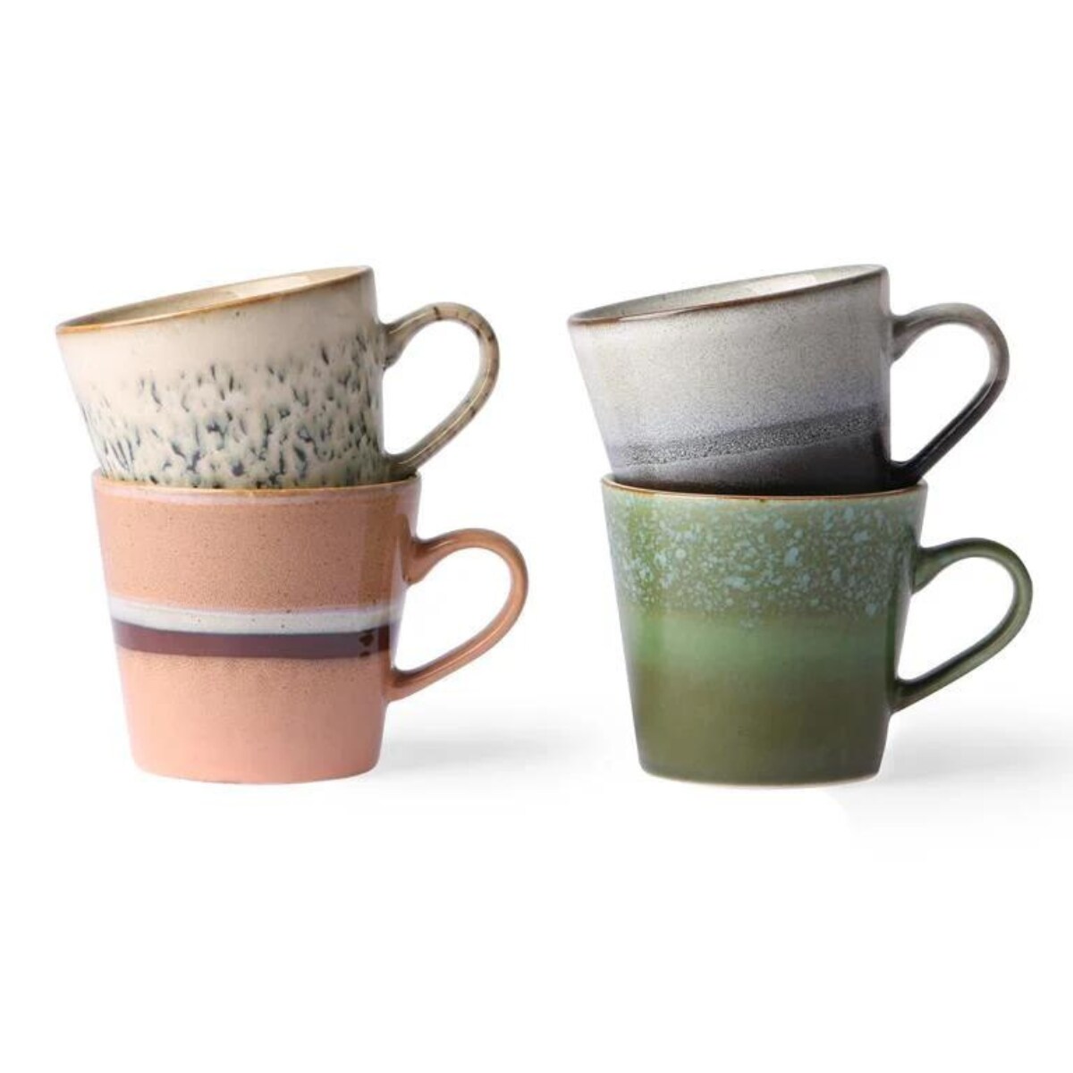 hkliving 70's cappuccinomok 0,3 l set van 4 vtwonen by fonQ