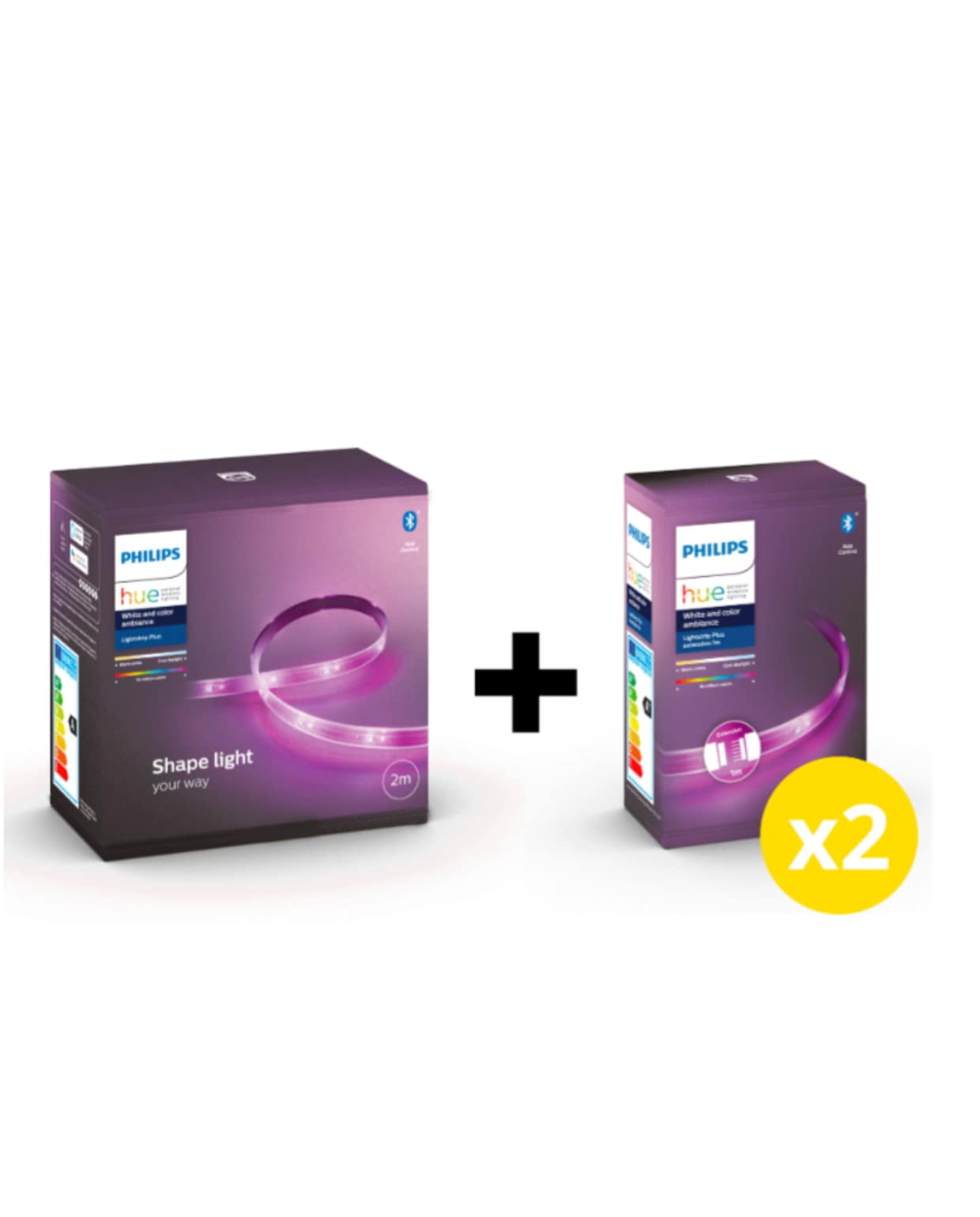 philips hue lightstrip plus 4m white and color ambiance vtwonen by fonQ