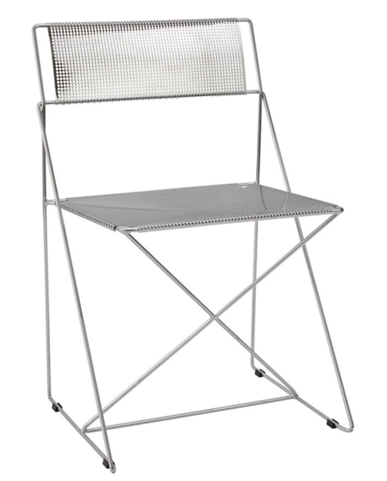 Magnus Olesen - Eetkamerstoel - X-Line Chair - Steel / Original chrome byflou