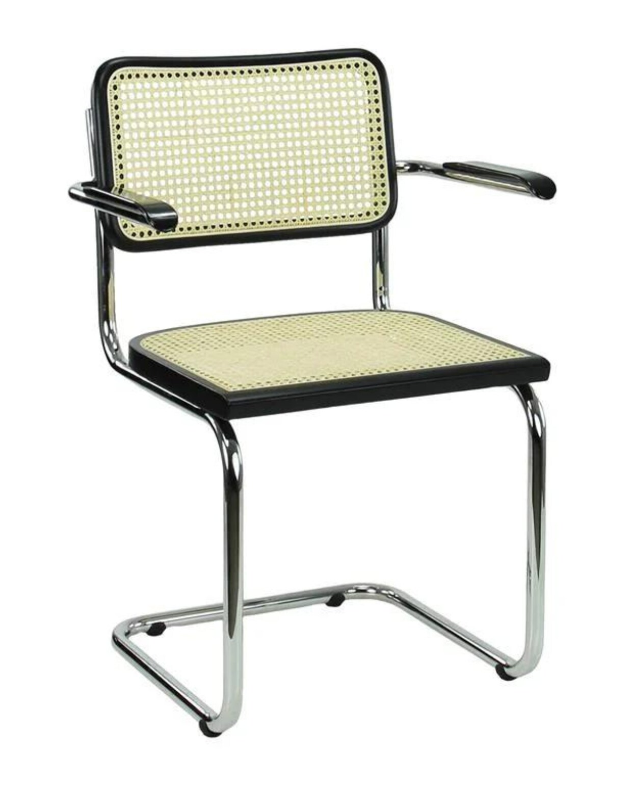 by fonq wave eetkamerstoel met armleuning - zwart/chrome vtwonen by fonQ