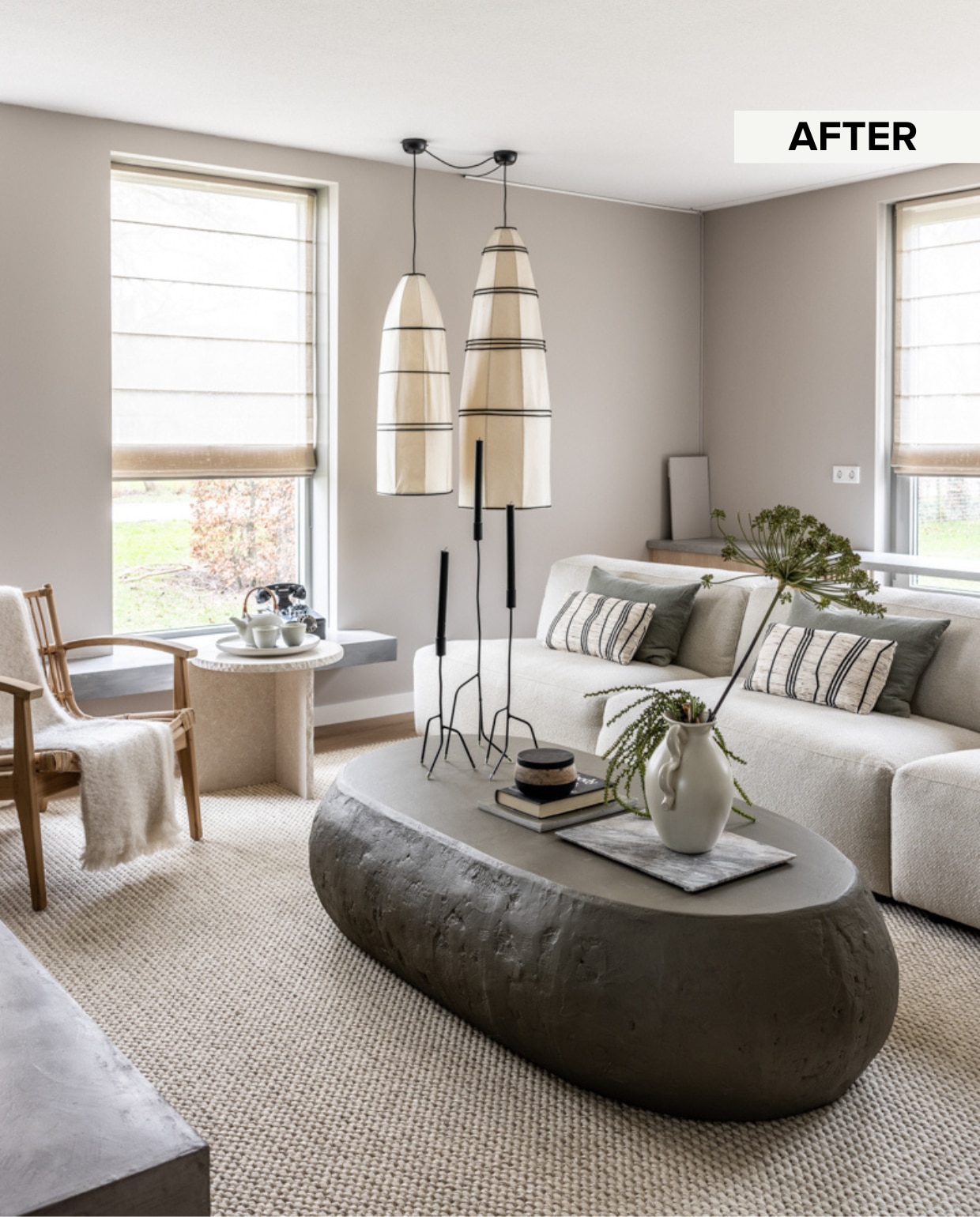 Weer verliefd op je huis aflevering 3 seizoen 20, Liza in Espel, zitkamer Weer verliefd op je huis aflevering 3 seizoen 20 | styling Liza Wassenaar | fotografie Margriet Hoekstra