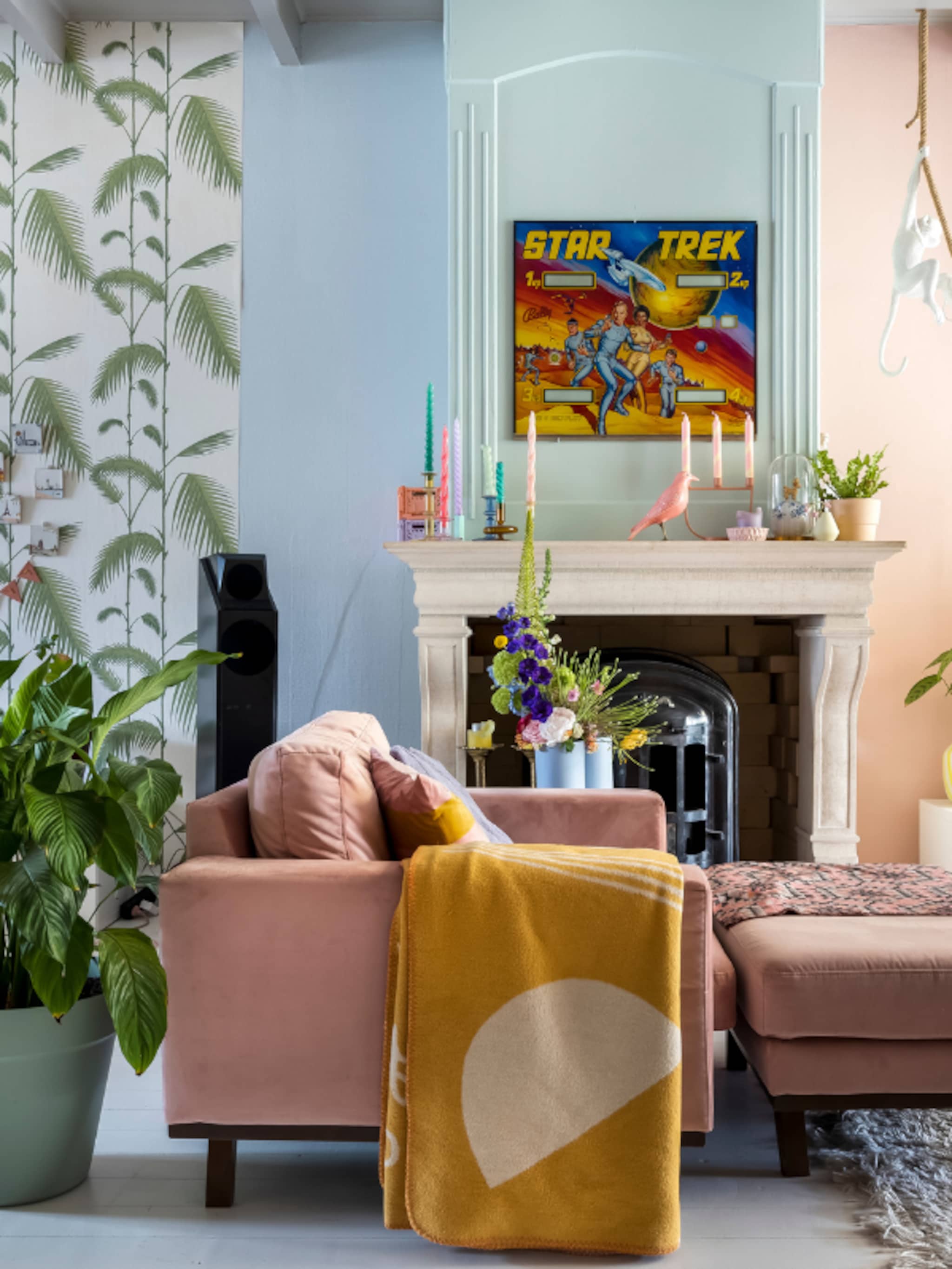 a kind of magic kijk binnen in een huis waar industrieel en romantisch elkaar ontmoeten