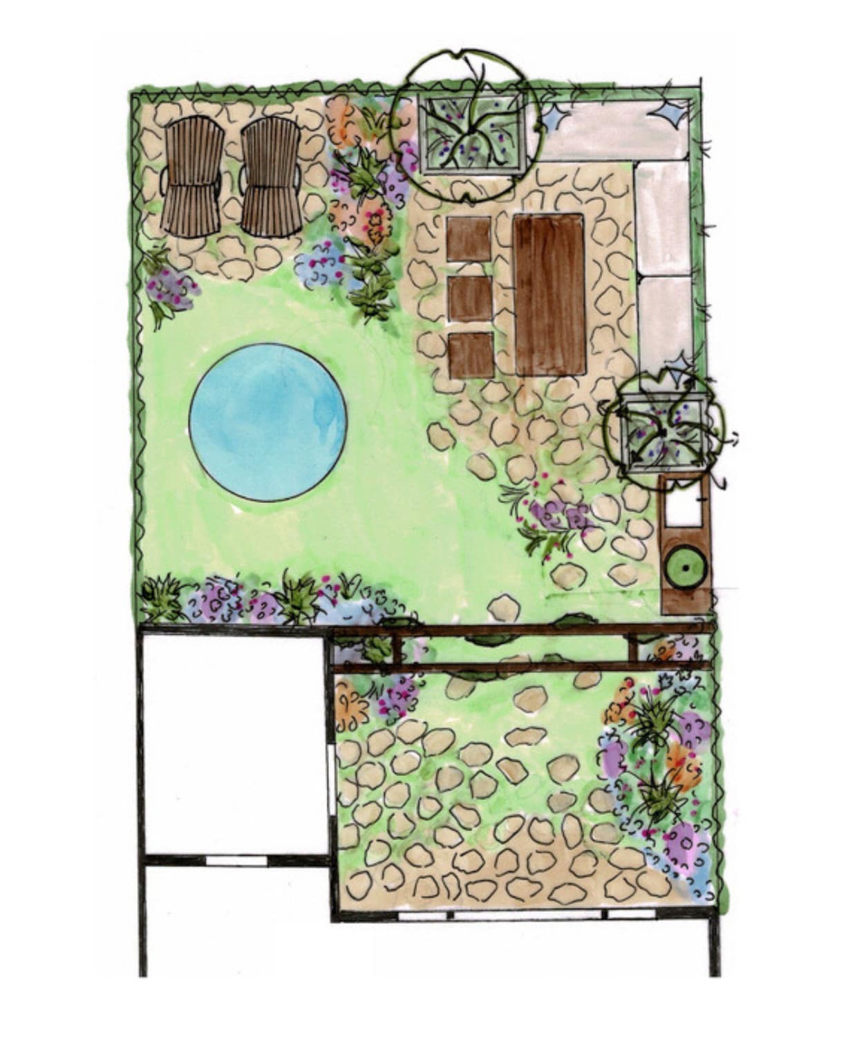 Tuinontwerp van Renee Koen vtwonen special tuin 10 | productie Corrien Flohil | tuinontwerp detuinenvanreneekoen.nl