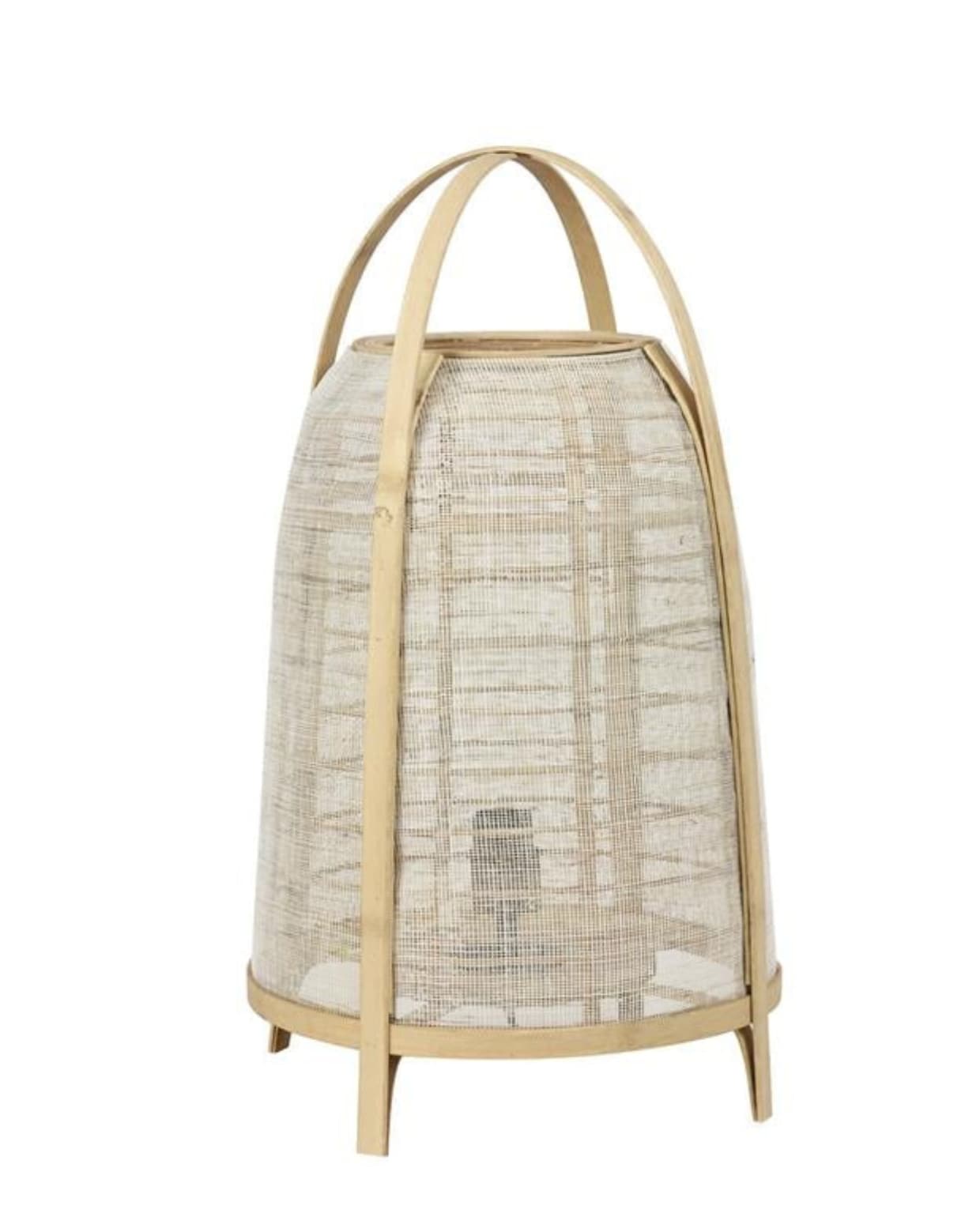 light &amp; living - tafellamp jacinto - 34x34x60cm - bruin vtwonen by fonQ