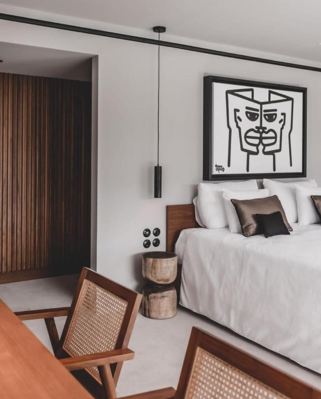 OKU Ibiza, een tweepersoons kamer. OKU Ibiza