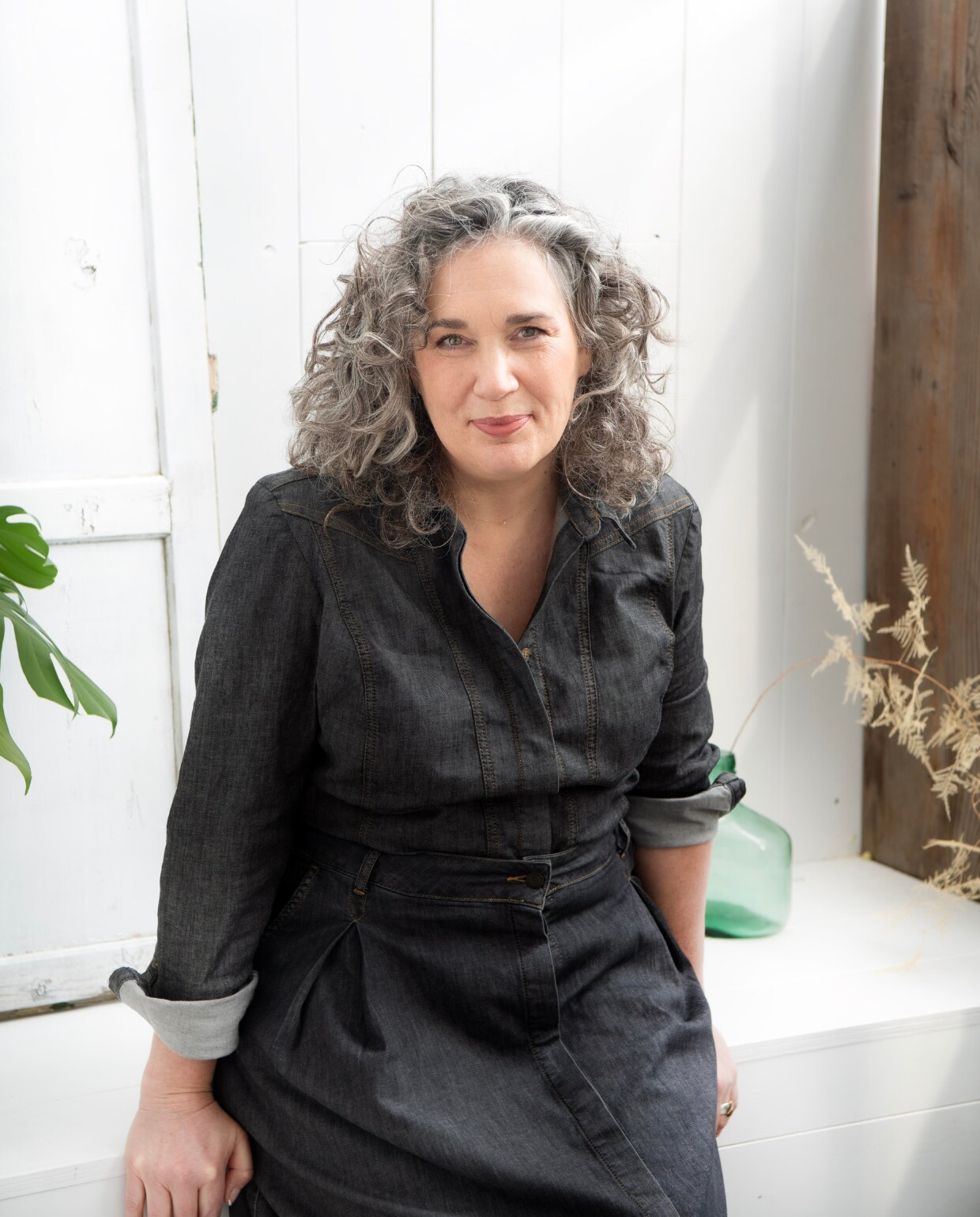 portret hoofdredacteur Andrea Hollebeek Fotografie Hadewych Veys