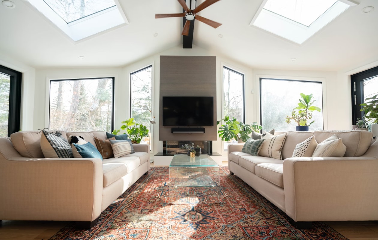 plafond ventilator, woonkamer Unsplash