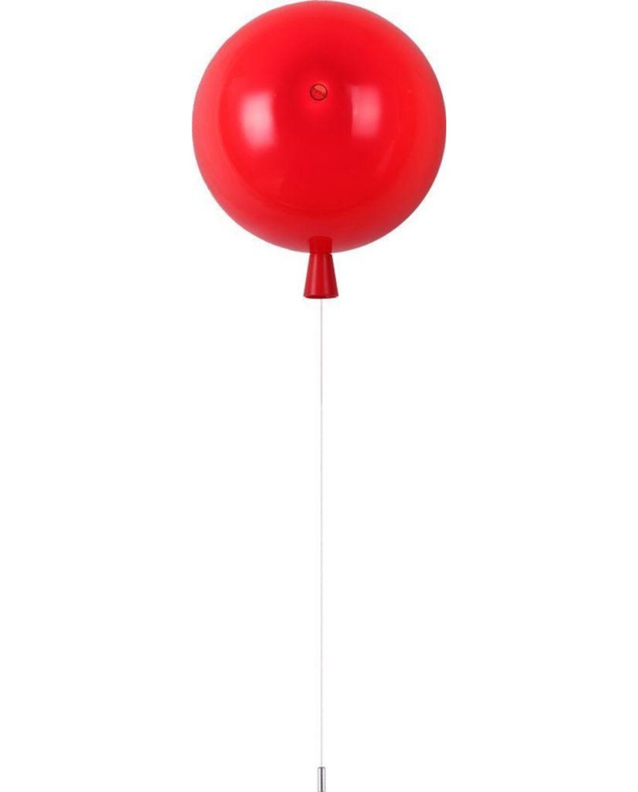 Wandlamp Ballonlamp Rood Middelgroot inclusief 4W LED lamp - Funnylights Bol.