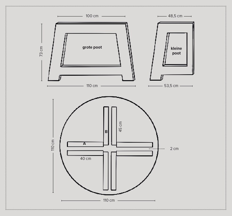 vtwonen special Tuin 10 2024 | DIY tafel vtwonen special Tuin 10 2024 | DIY tafel