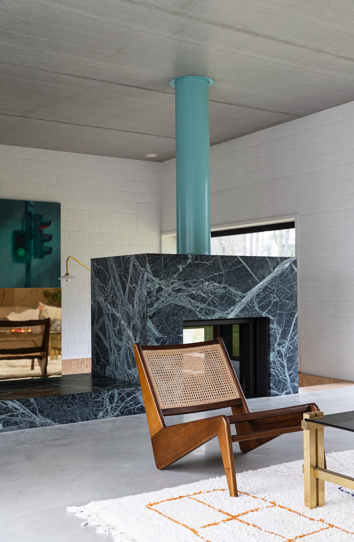 Bijna energieneutrale villa met een flinke portie kleur Kaatje Verschoren