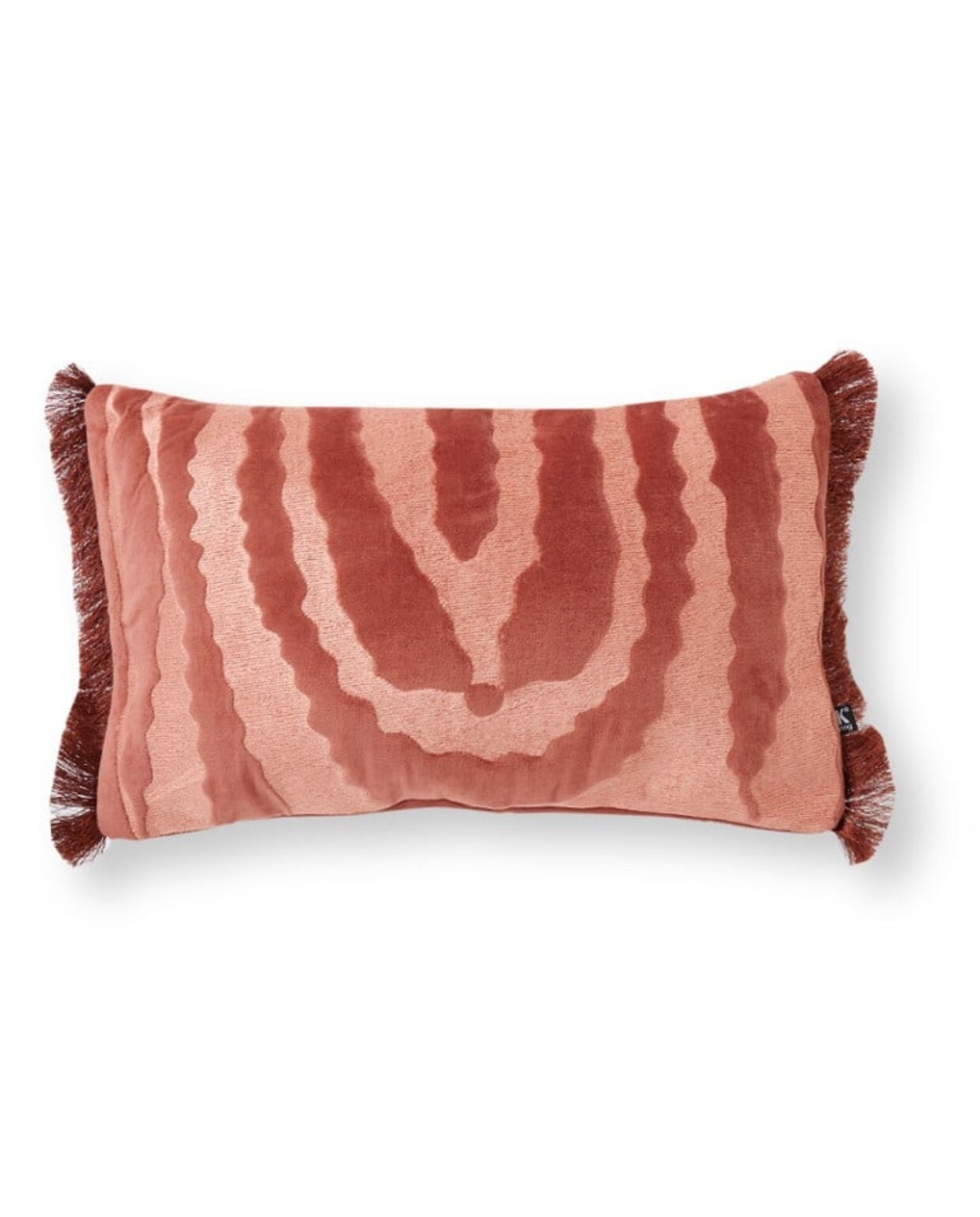HKliving Fringe Velvet Tiger sierkussen de Bijenkorf
