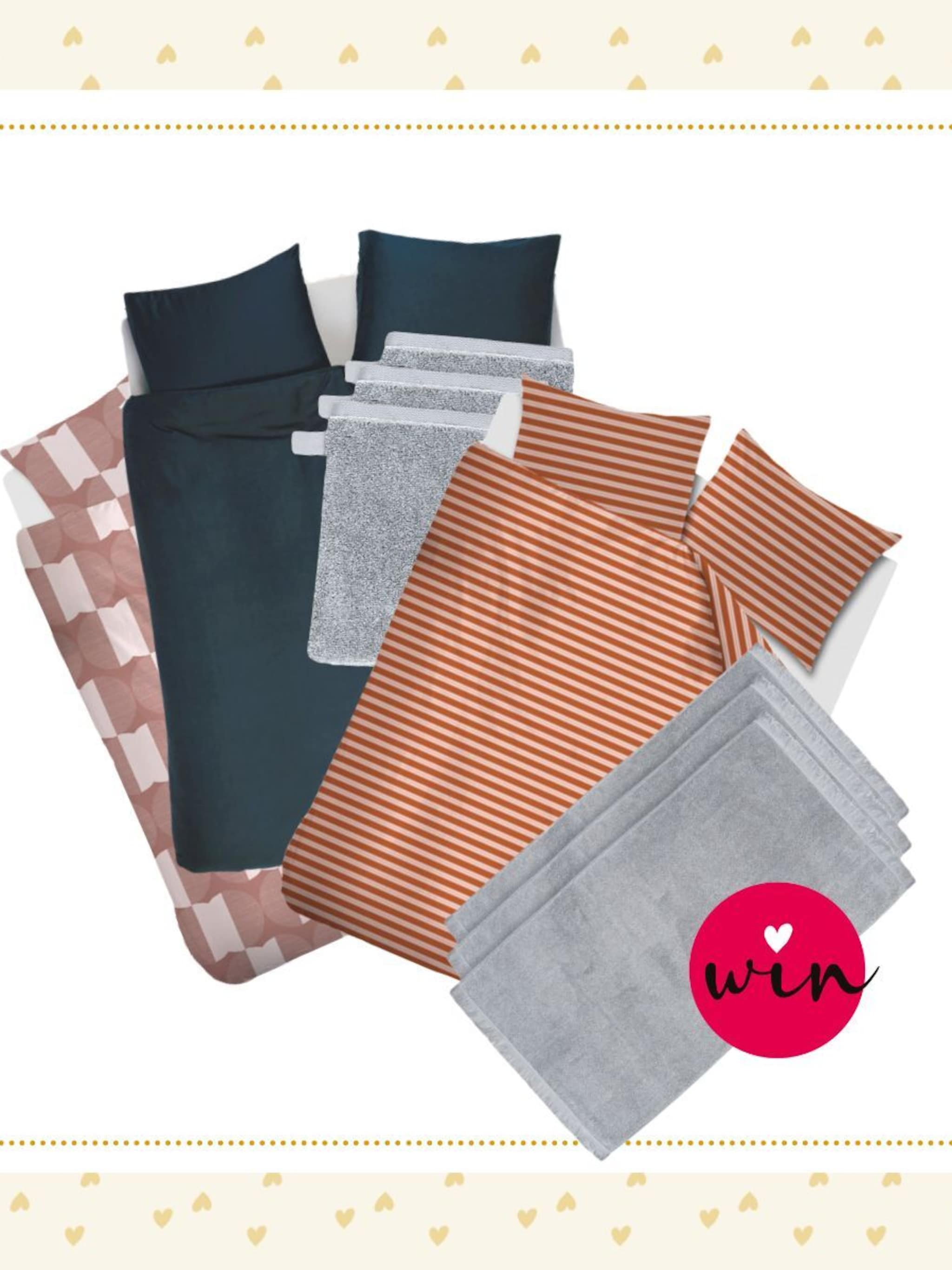 win pakket beddengoed badtextiel