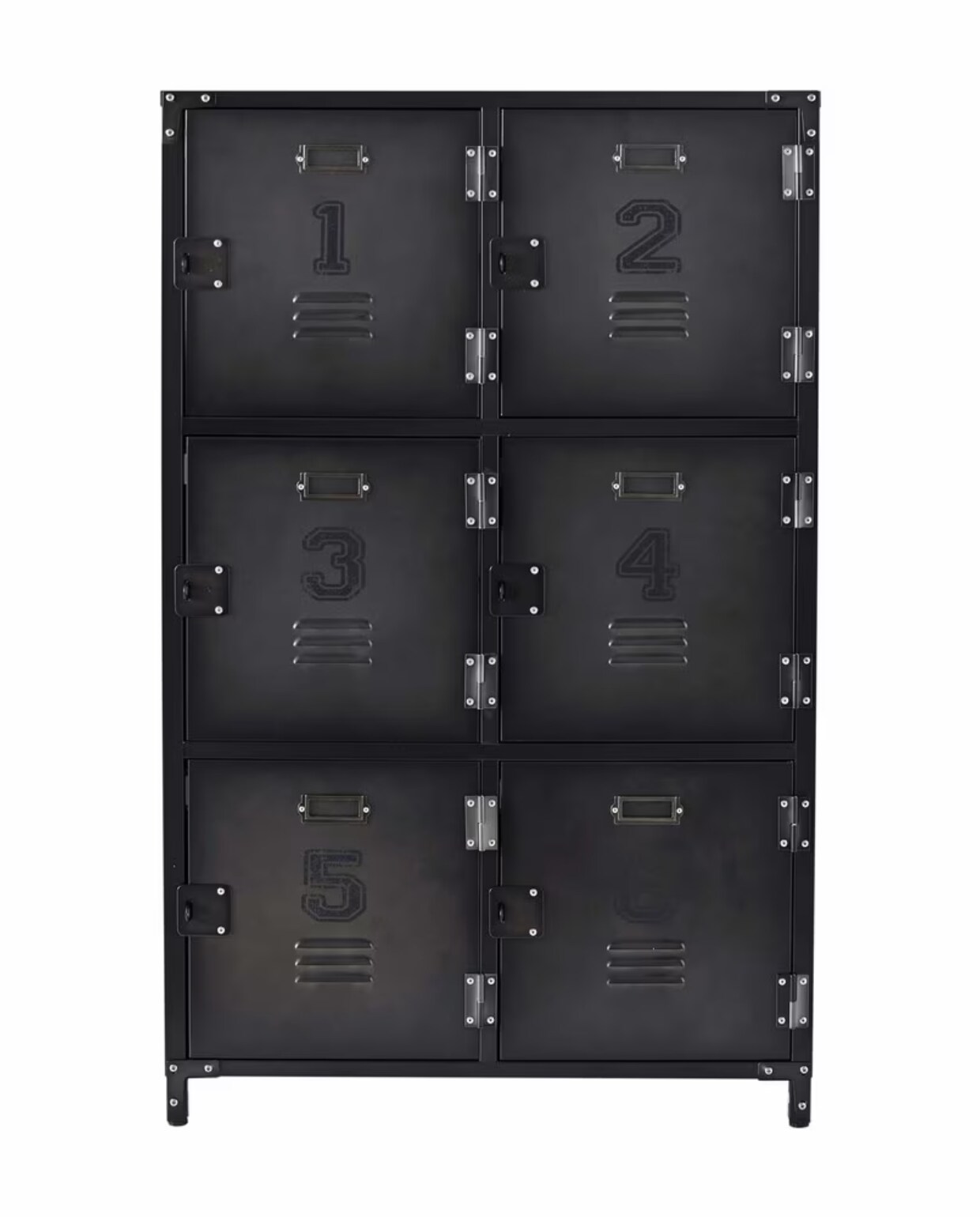 Industriële kabinetkast Andrews van Maisons du Monde, metaal, 35x120x75 cm (dxhxl). Maisons du Monde