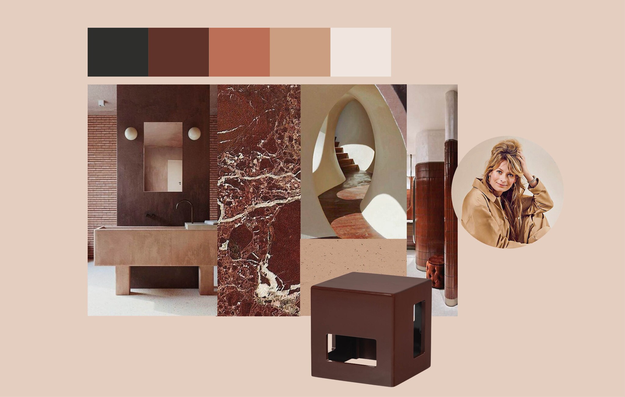 Moodboard trendstijl Raw Romance van stylist Liza Wassenaar | vt wonen&amp;design beurs 2024 beeld vtwonen