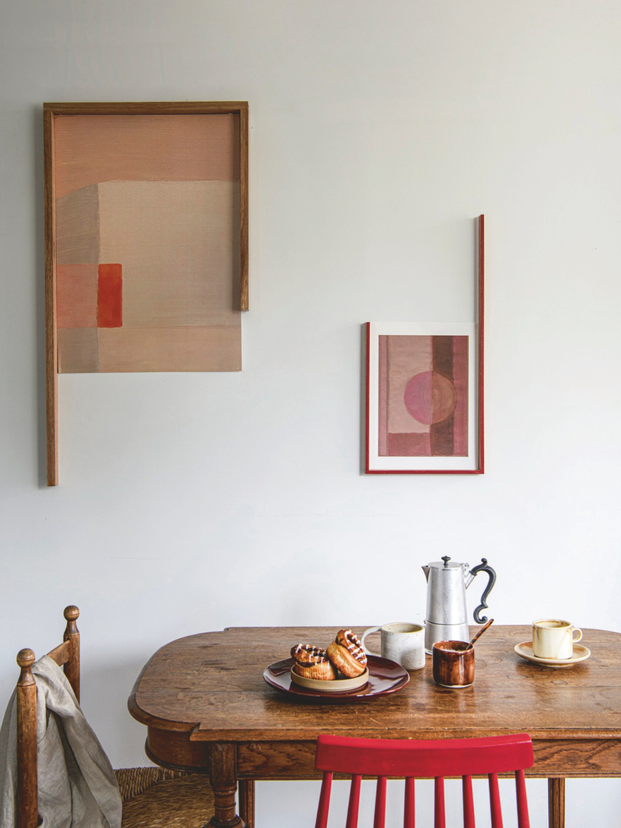 diy kunstige lijst in shaker stijl