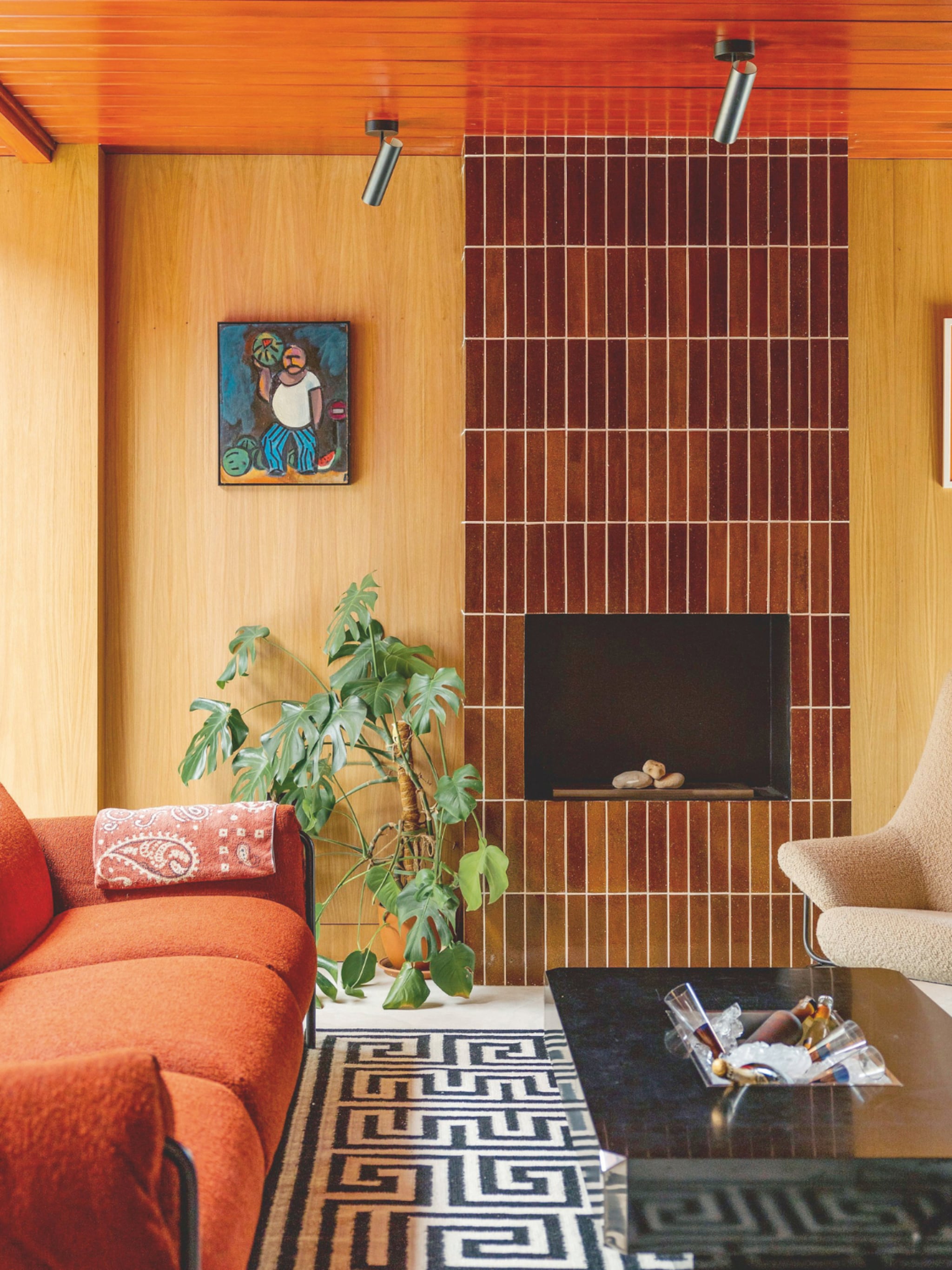 retro oranje zo verwerk je deze spannende kleur in het interieur