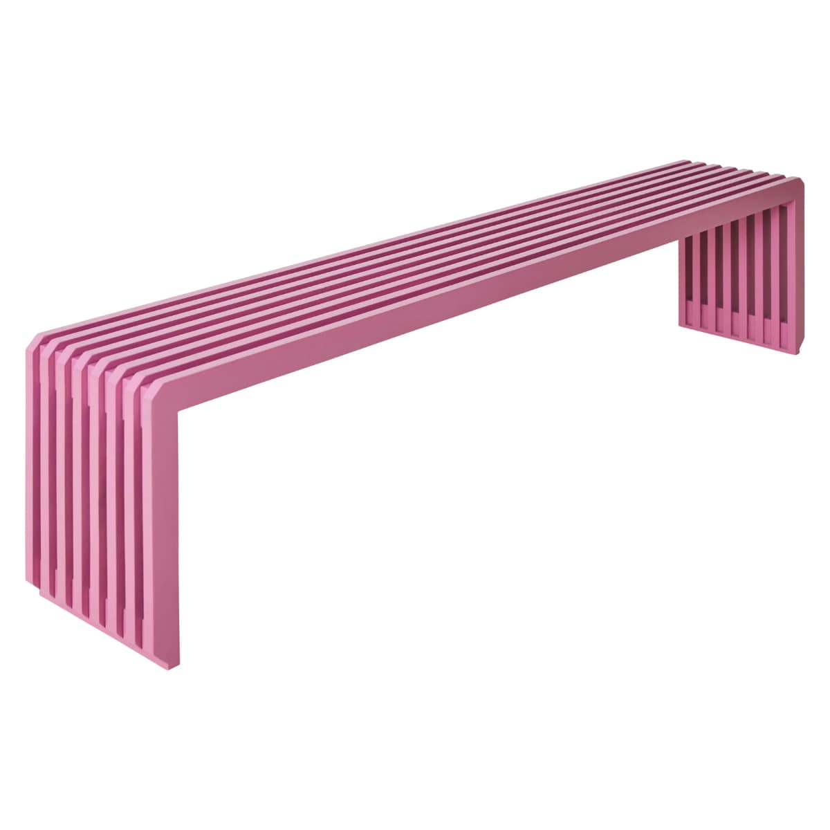 HKliving Slatted Bankje - Hot Pink HKliving